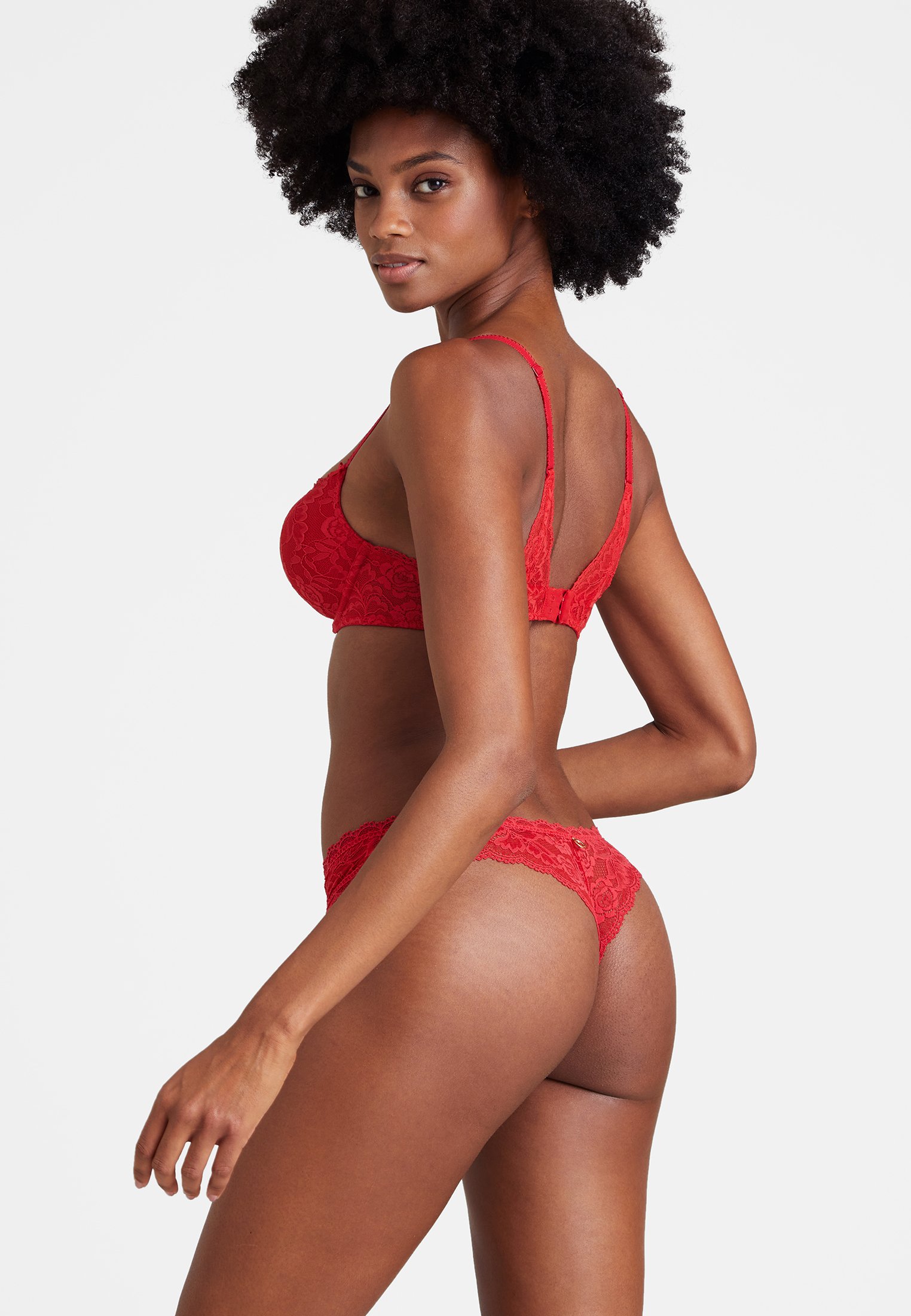 Comfort half-cup shell bra AUBADE Red