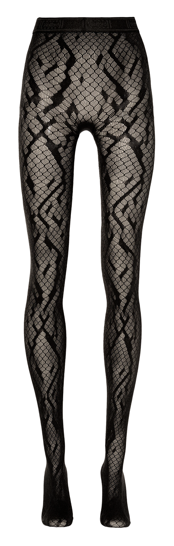 Collants en dentelle WOLFORD Noir