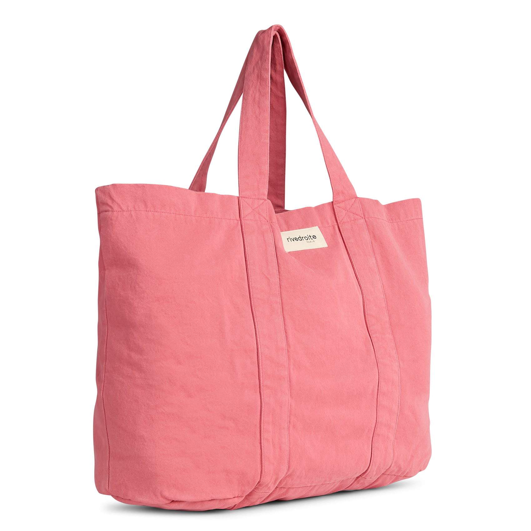 Organic cotton blend shopping bag RIVEDROITE PARIS Pink