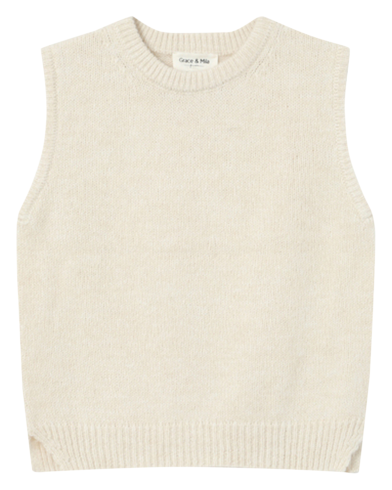 High-neck sweater GRACE ET MILA White