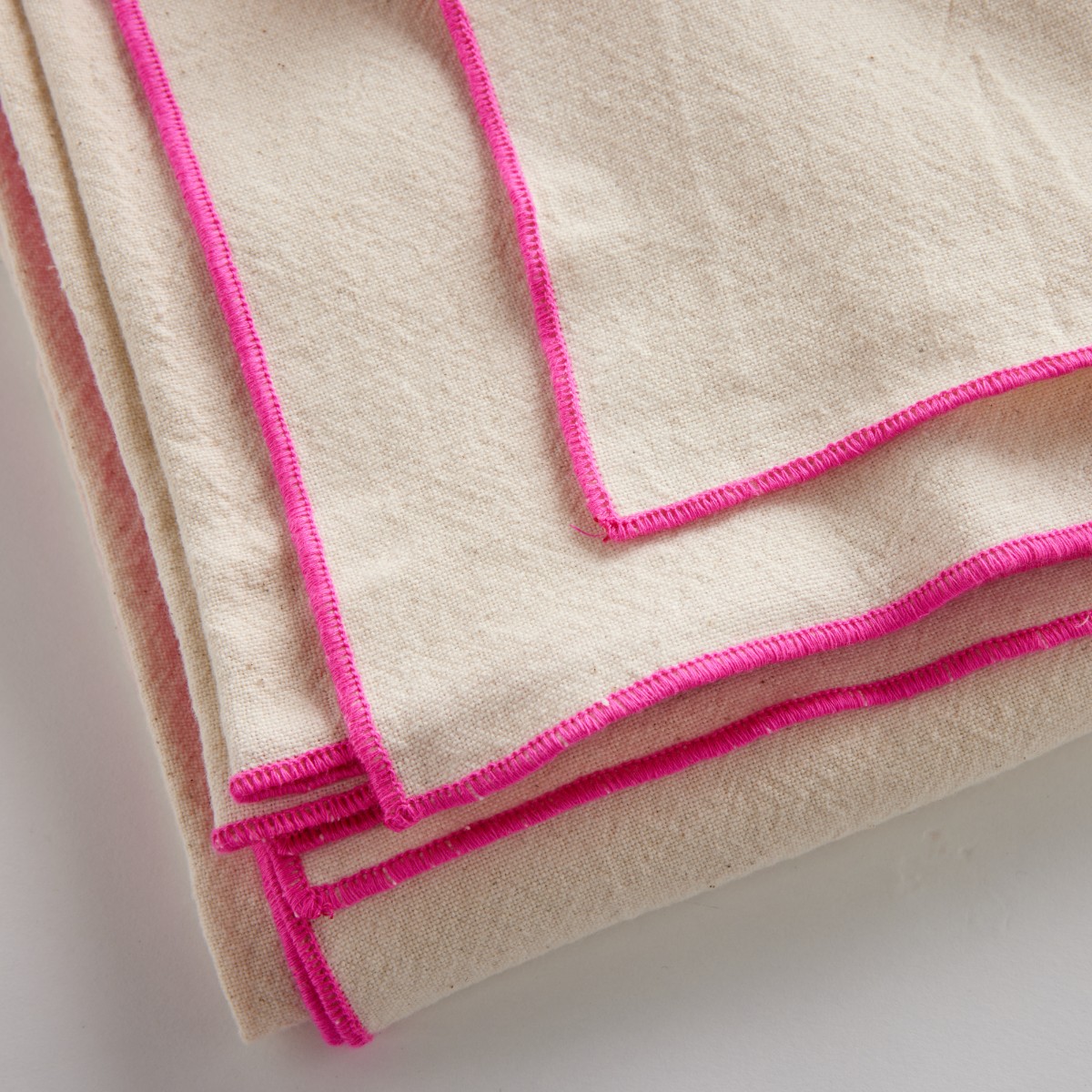 Cotton table cloth TODAY LINGE DE MAISON Pink