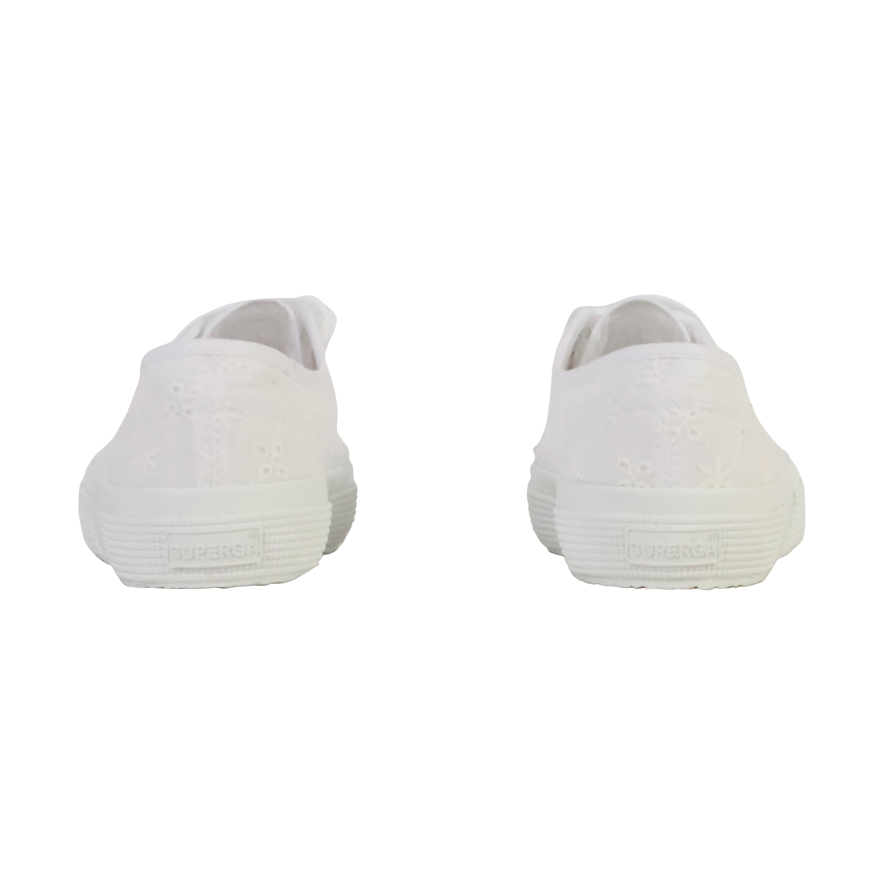 Superga Flower Sangallo lace-up sneakers SUPERGA White