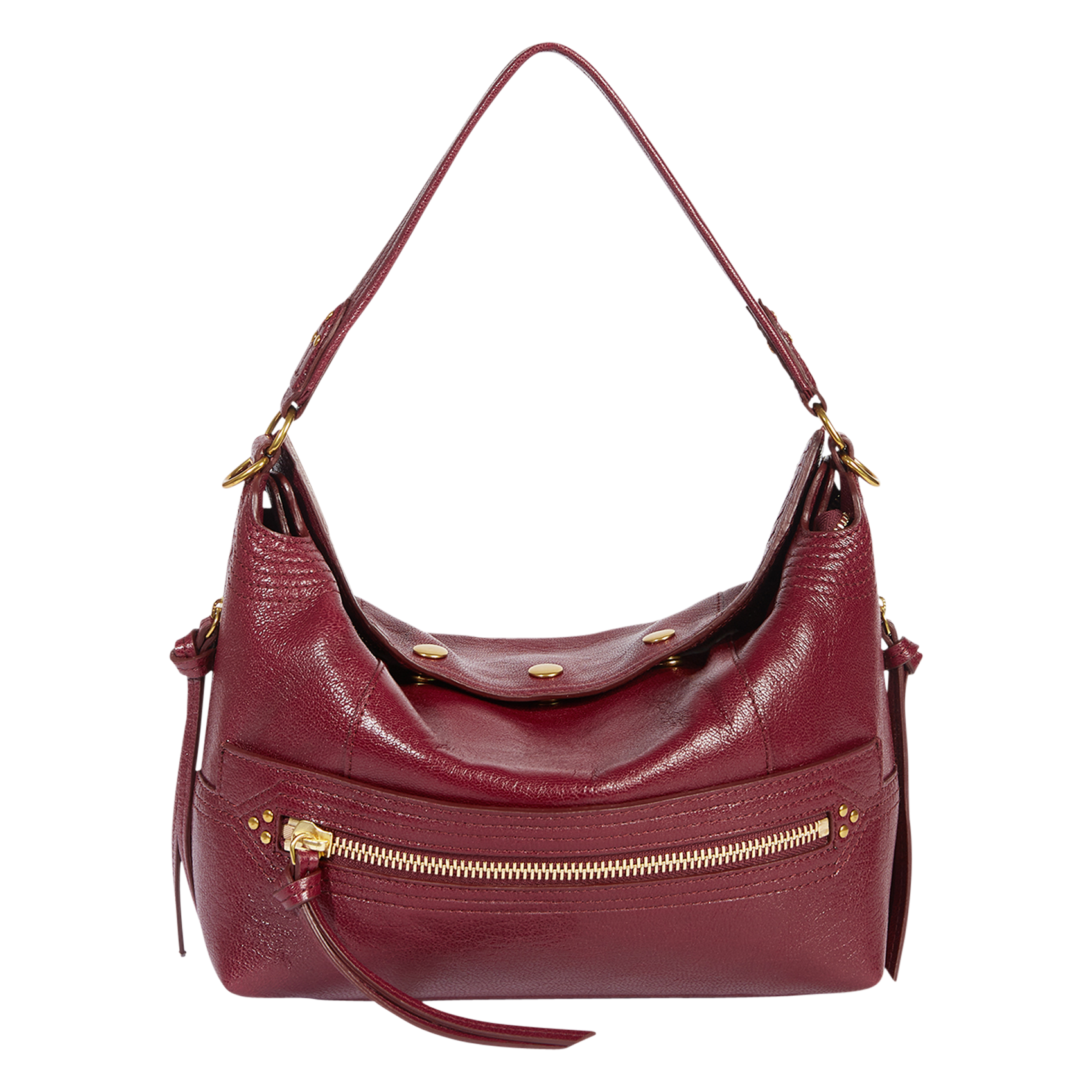 Bobi leather baguette bag  JEROME DREYFUSS Red