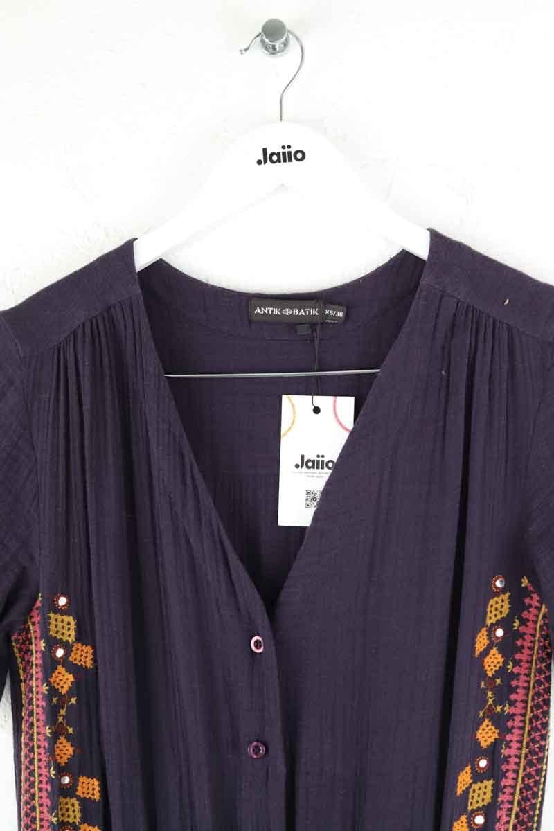 Cotton jumpsuit ANTIK BATIK - Seconde Main Purple
