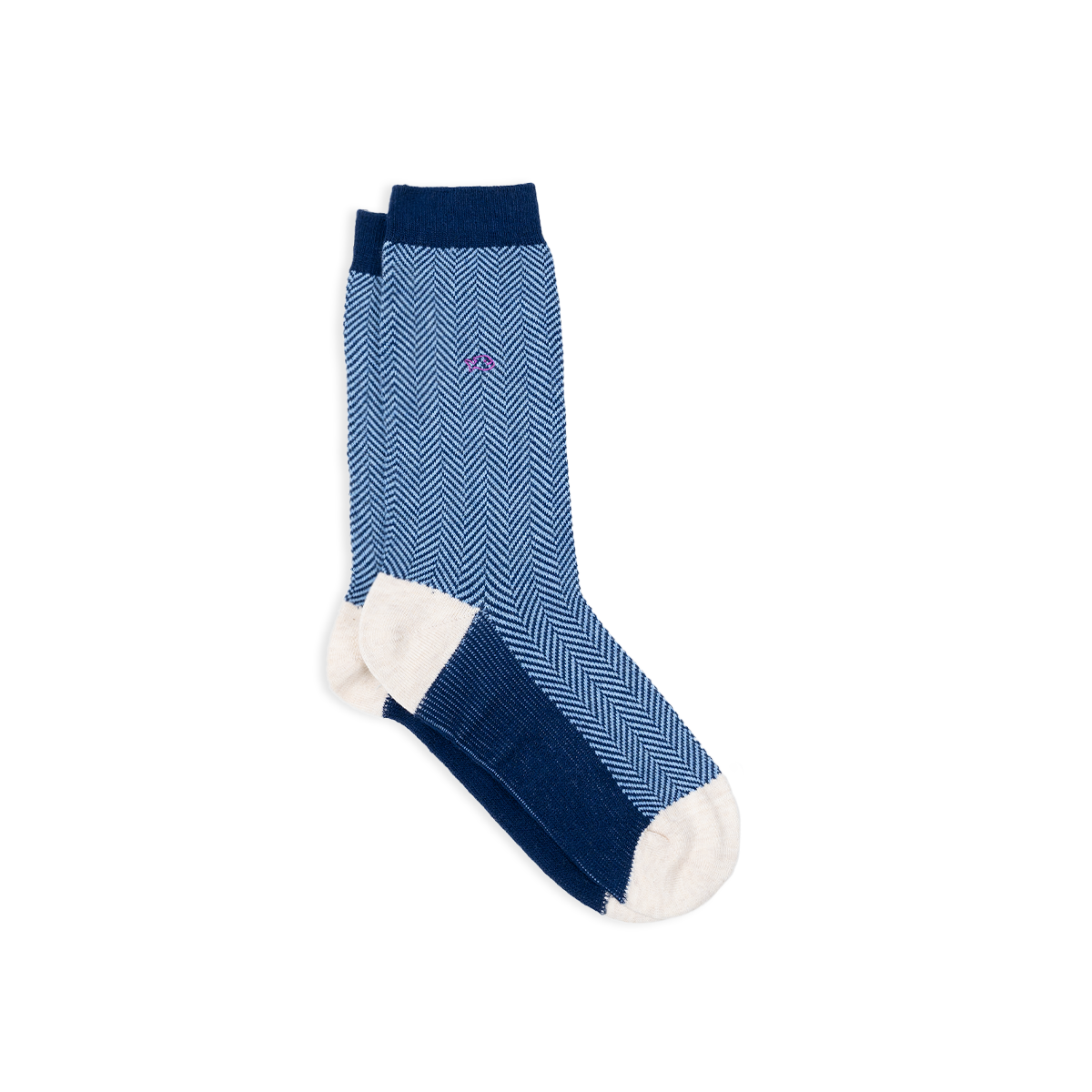 Combed cotton herringbone socks BILLYBELT
