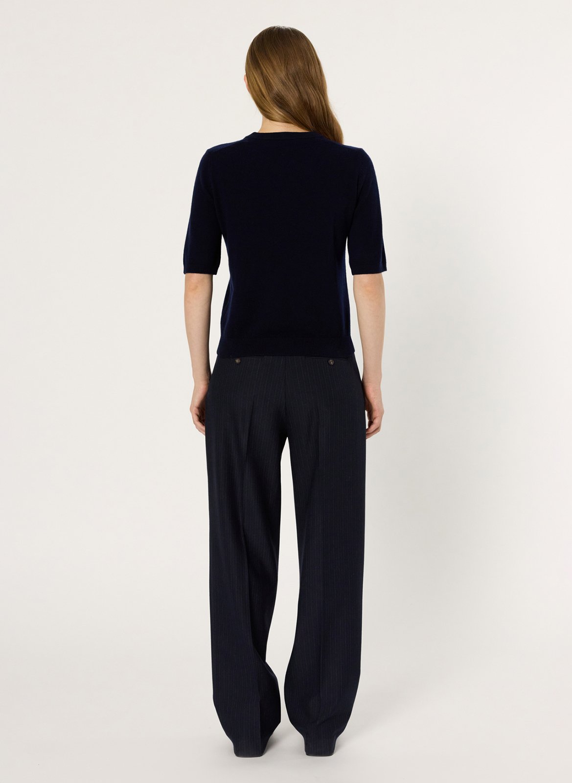 Pull col rond en laine  GERARD DAREL Bleu