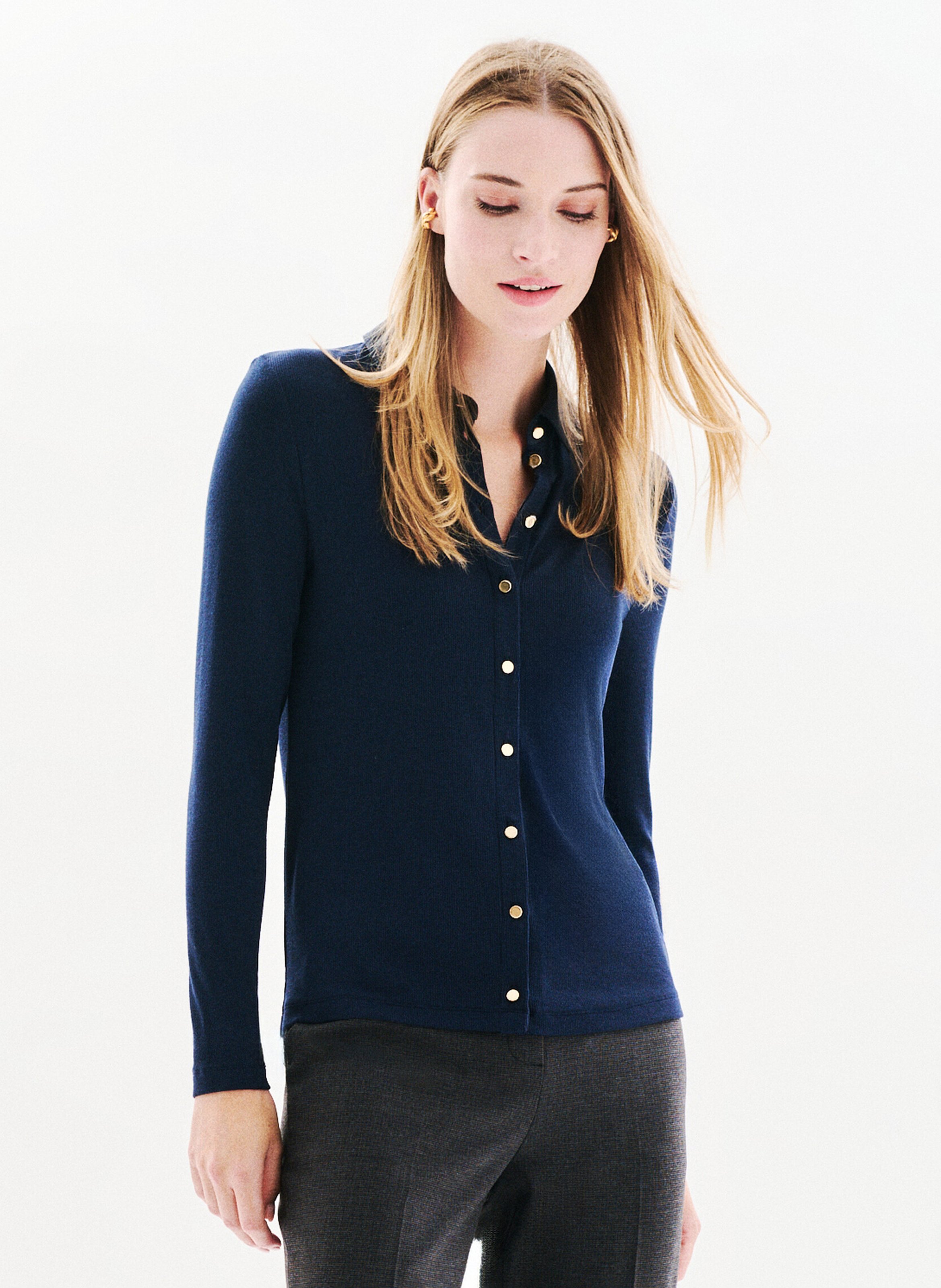 Straight shirt CAROLL Blue