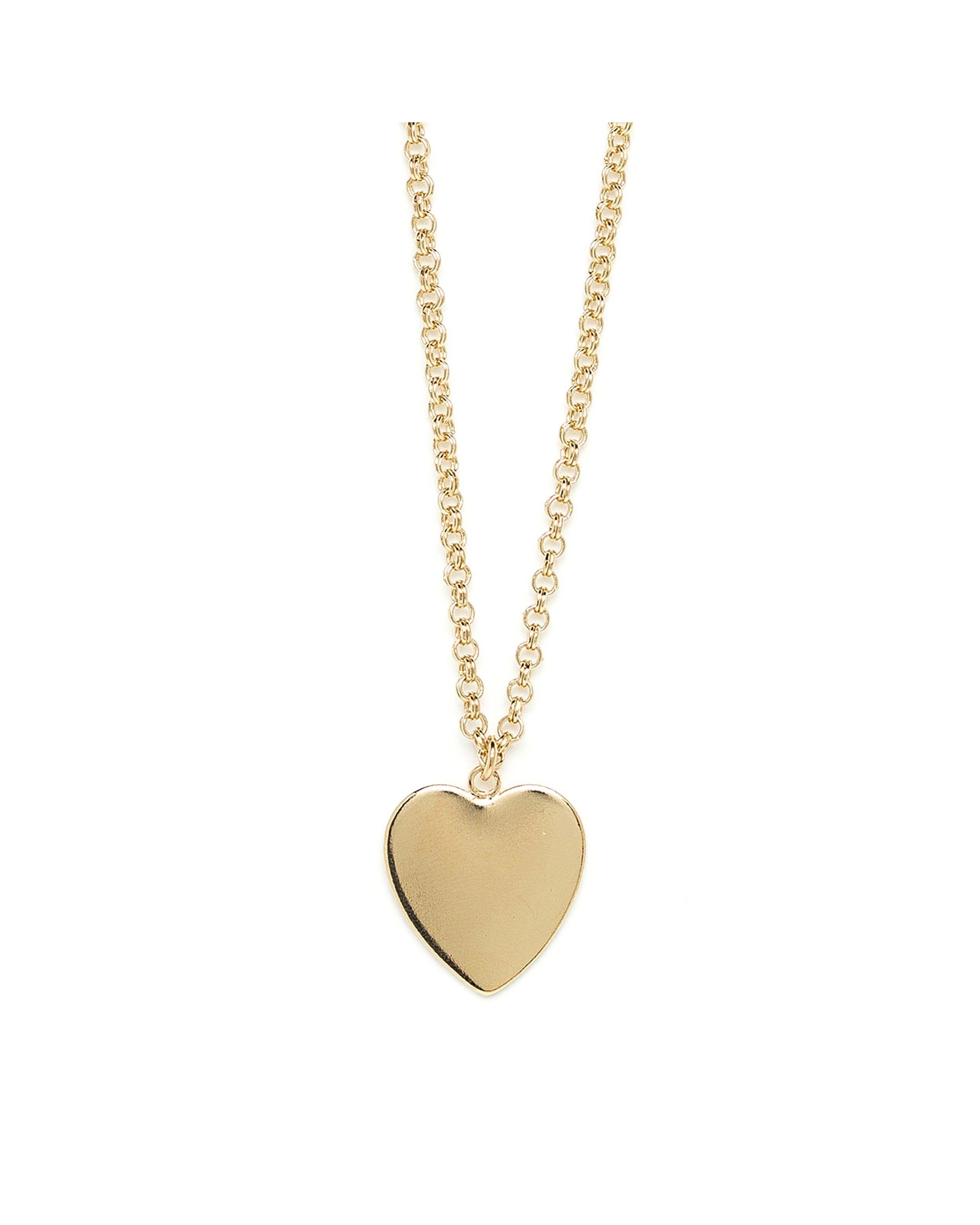 Silver plated heart necklace MONSIEUR SIMONE