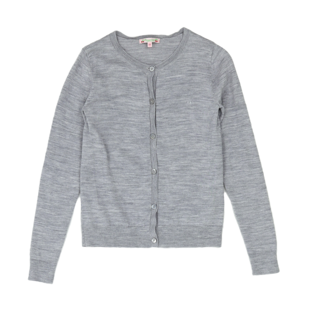 Grey Kids Cardigan - 12 years BONPOINT - Seconde Main Grey