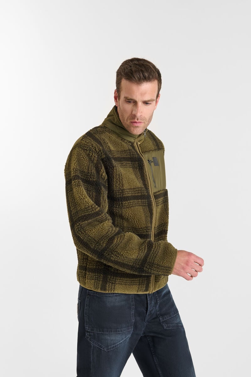 Cardigan LE TEMPS DES CERISES Khaki