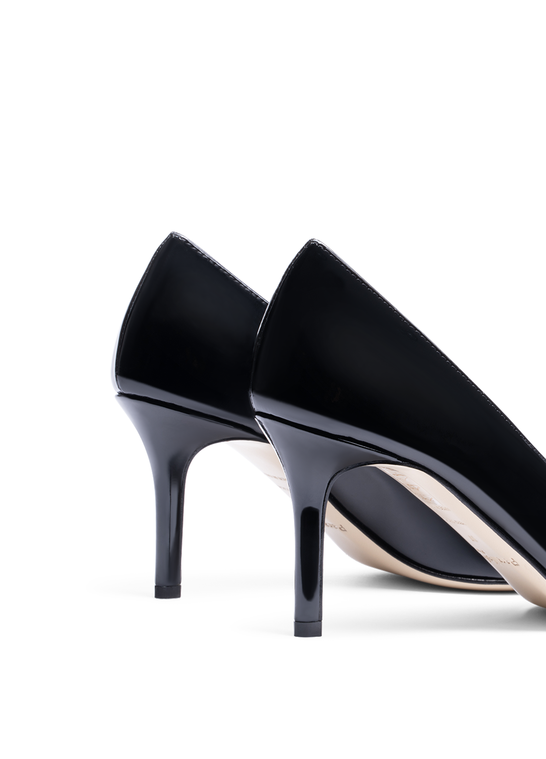 Black patent leather pumps PARALLELE PARIS Black