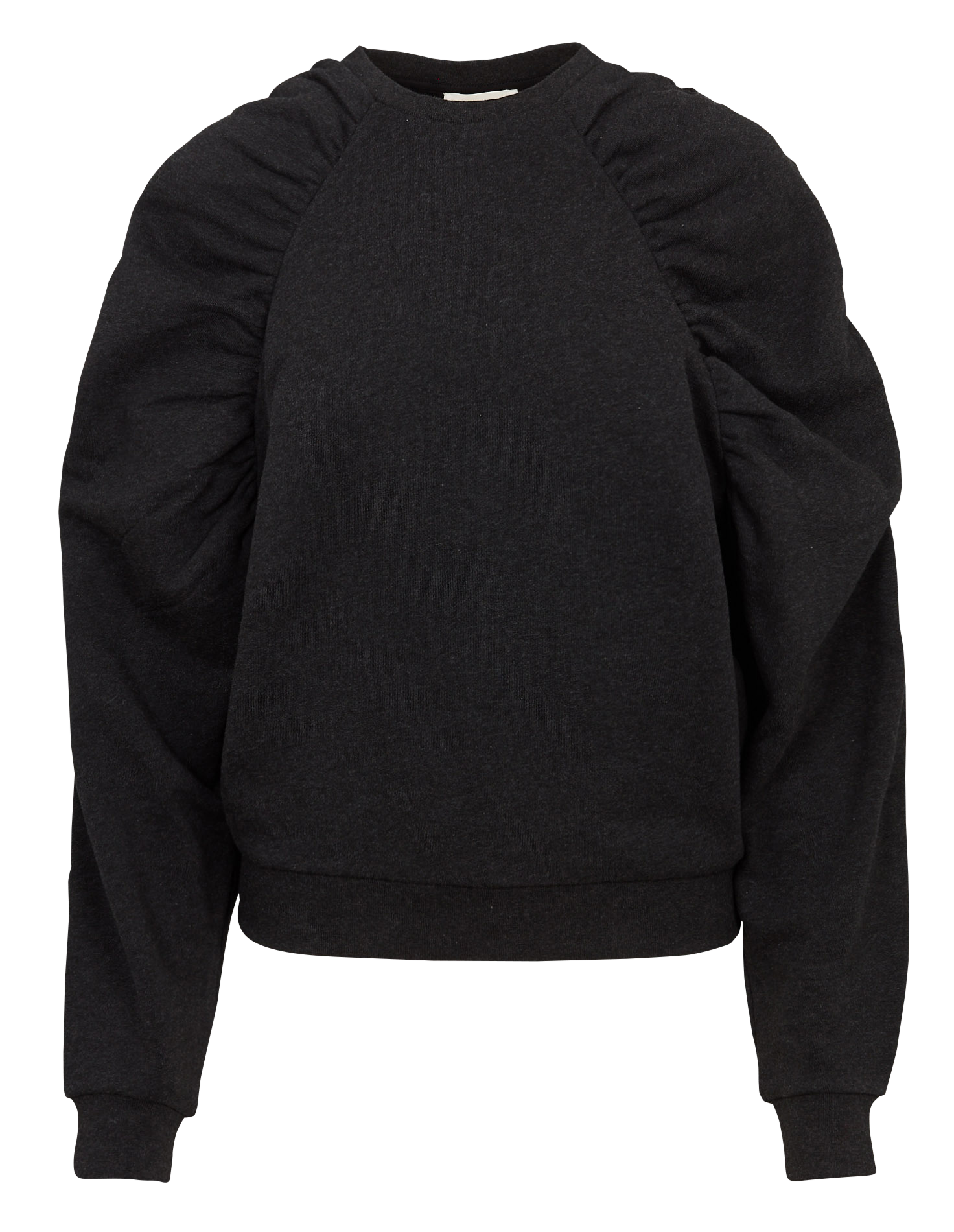 Sweat col rond en coton mélangé THE LABEL EDITION Gris