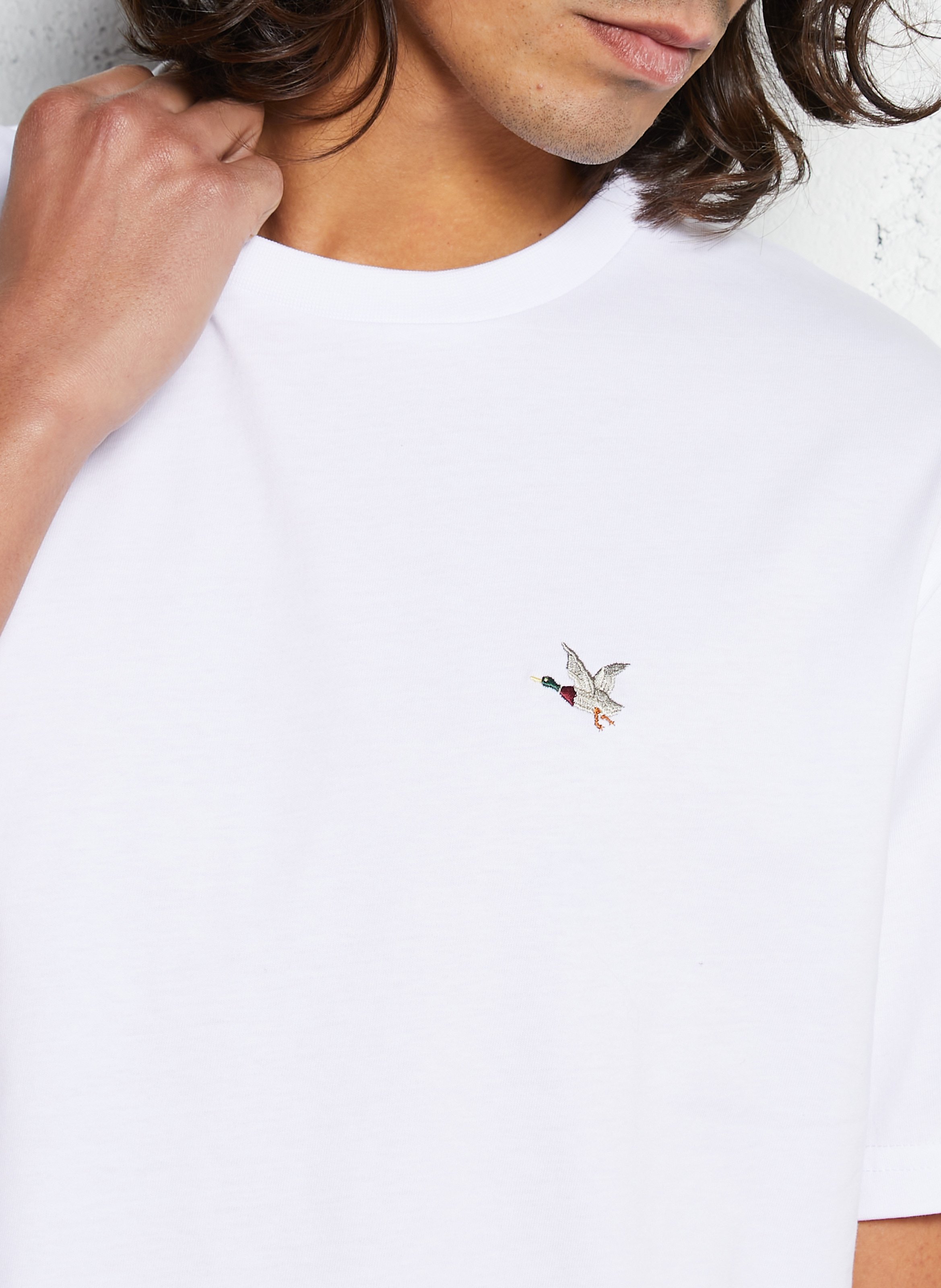 Tee-shirt oversize en coton bio CHEVIGNON Blanc