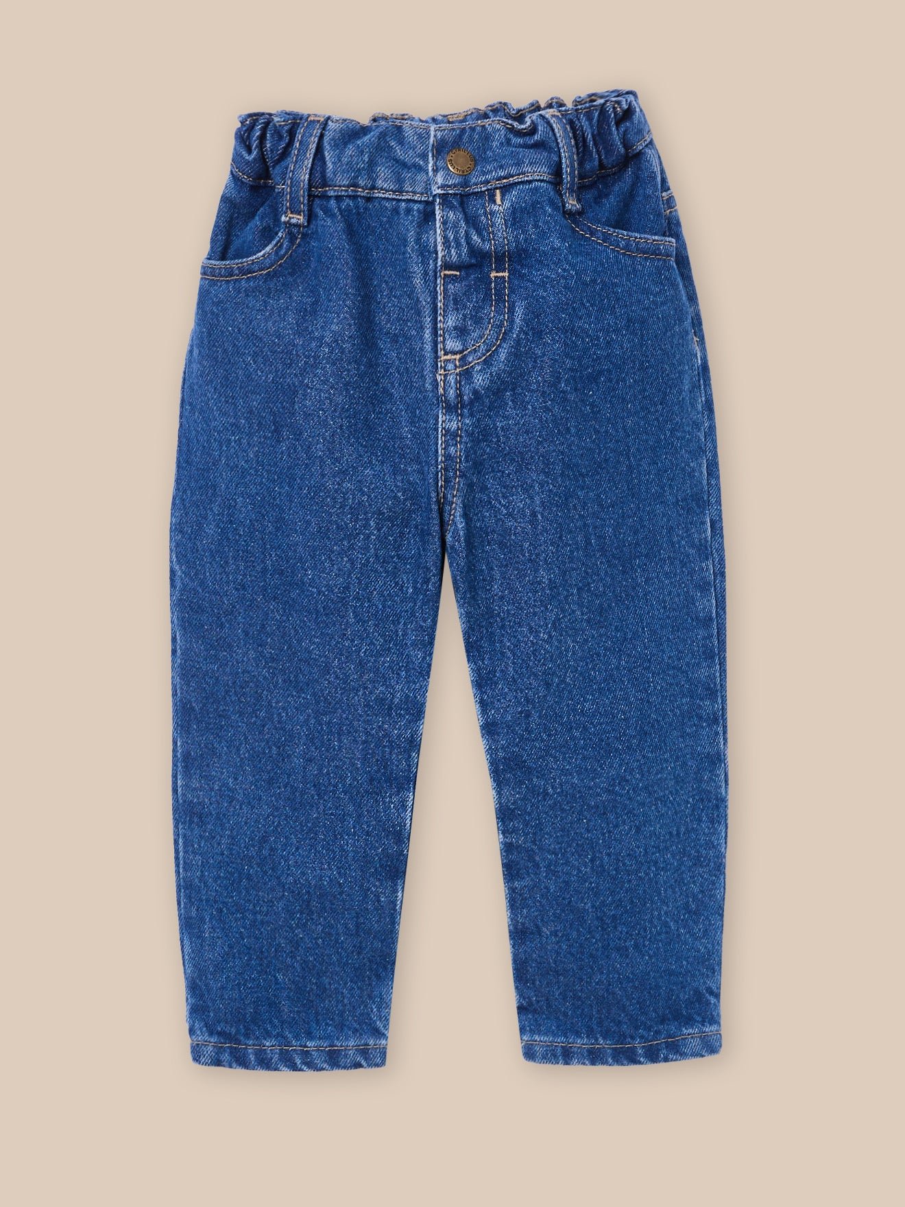 Straight-leg denim pants CYRILLUS Blue
