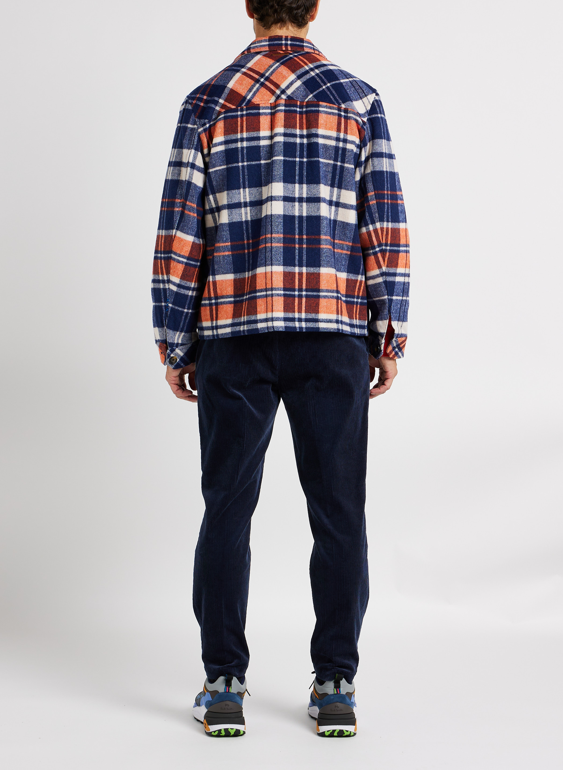 Recht overshirt met klassieke kraag SCOTCH AND SODA Blauw