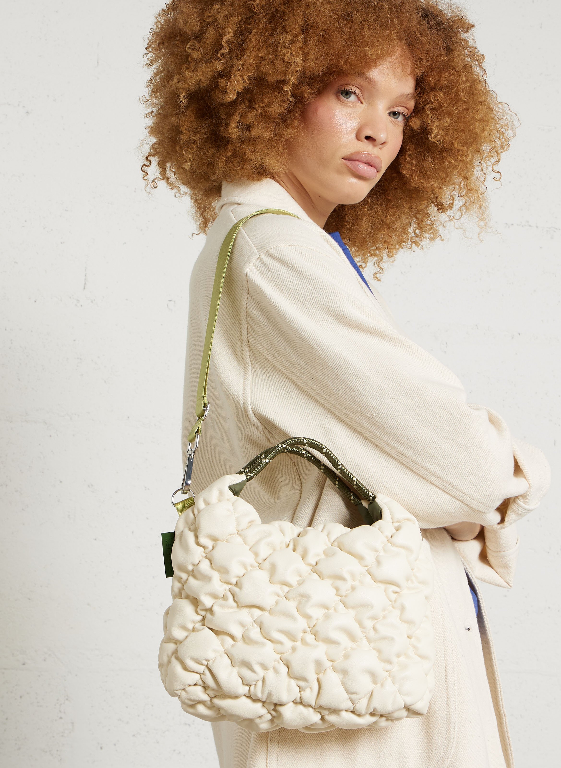 Gewatteerde handtas BELLEROSE Beige