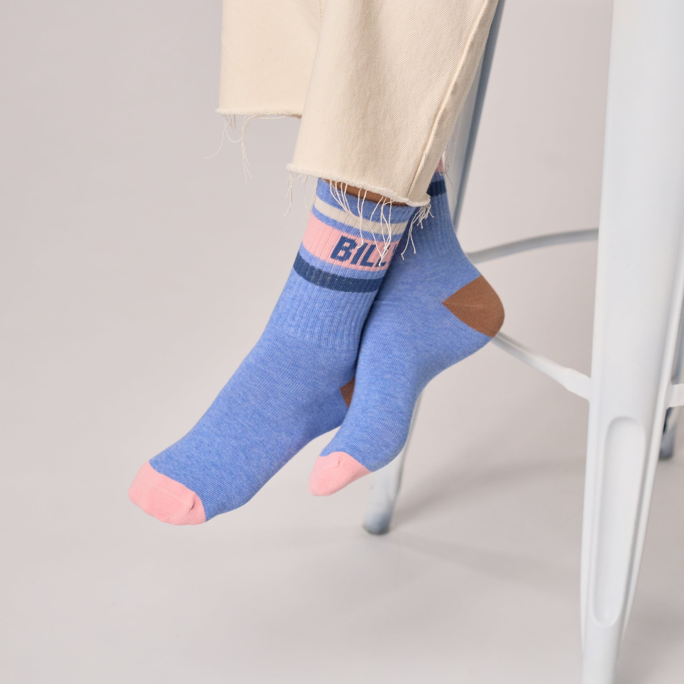Cotton Tennis Socks BILLYBELT Blue