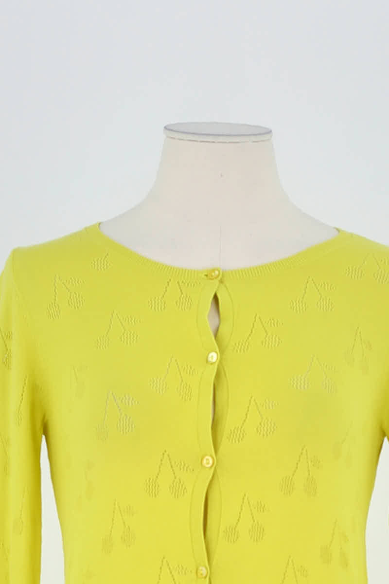 Cardigan BONPOINT - Seconde Main Yellow
