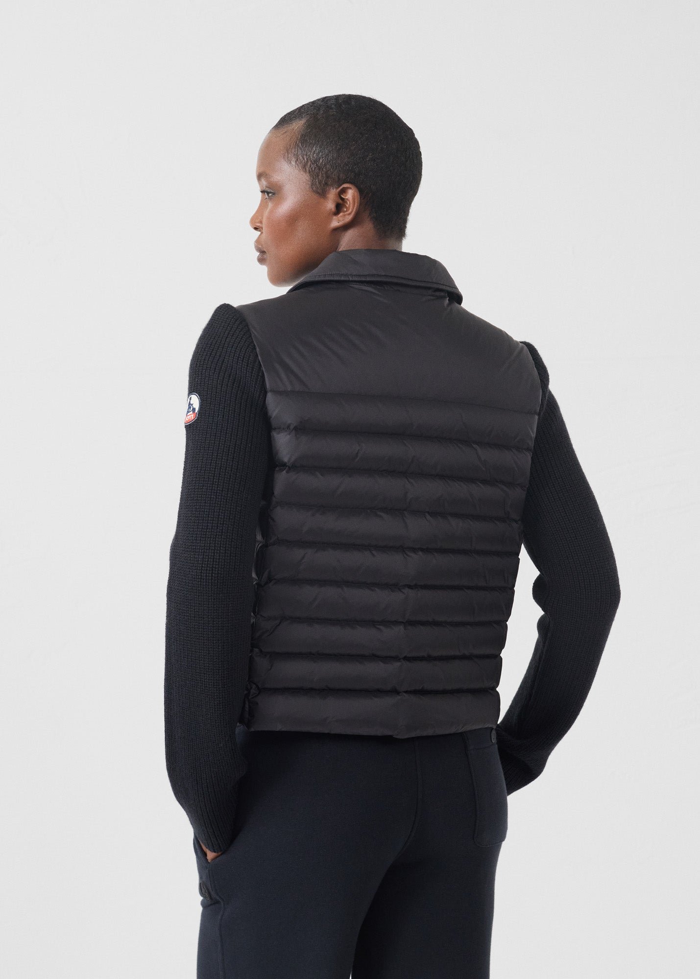 Calista two-tone padded jacket JOTT Black