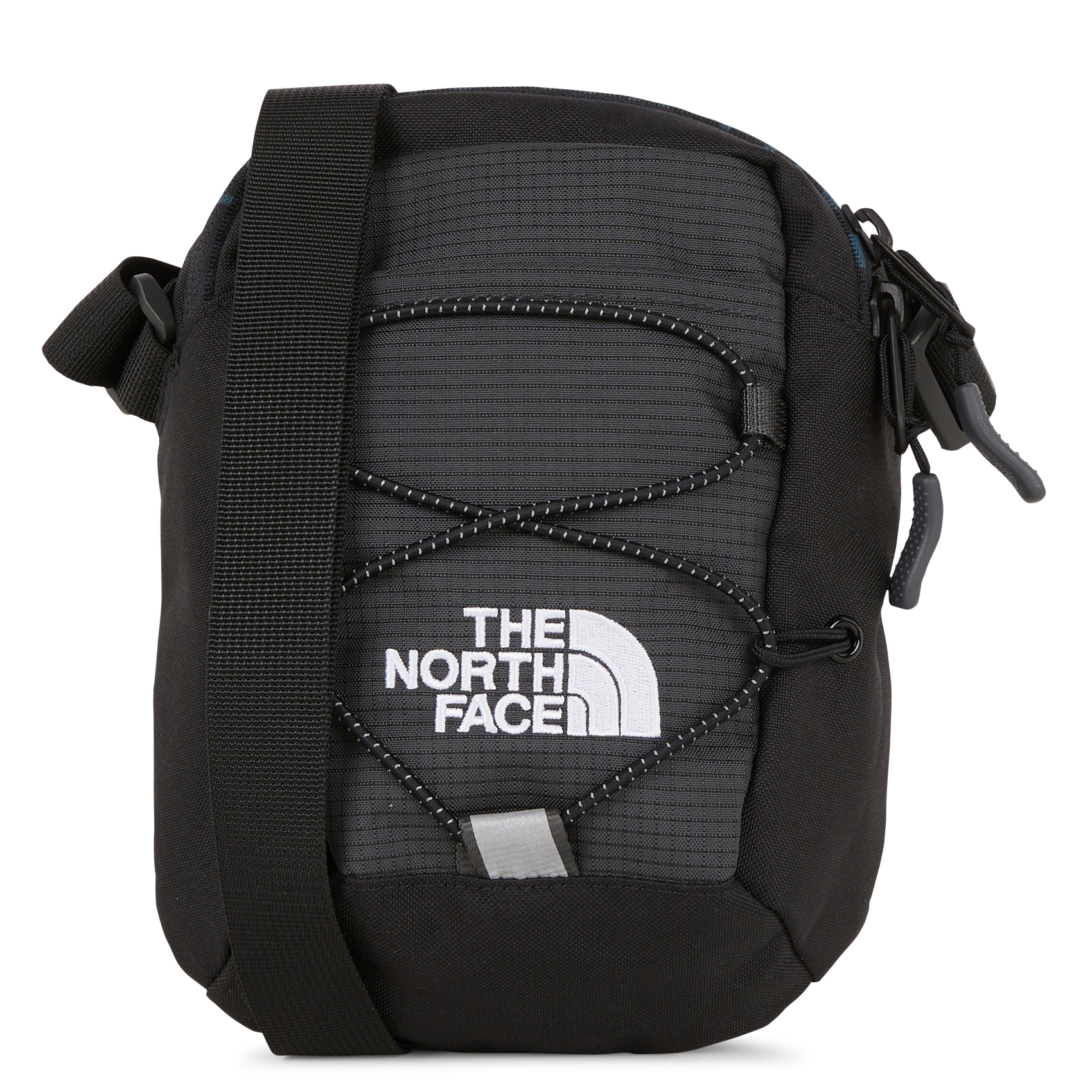 Sac bandoulière broderie logo uni THE NORTH FACE Gris
