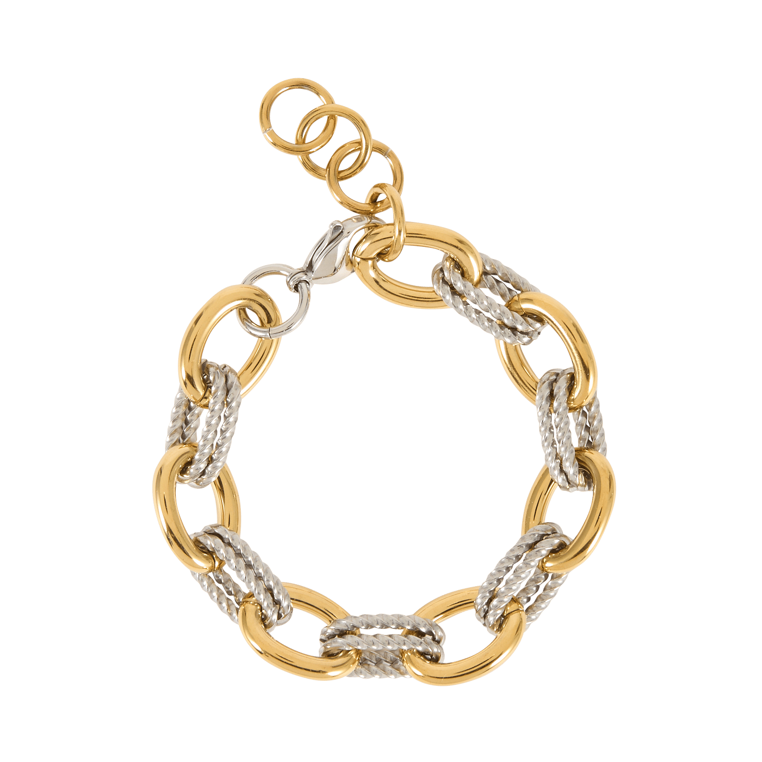 Steel bracelet AU PRINTEMPS PARIS Silver