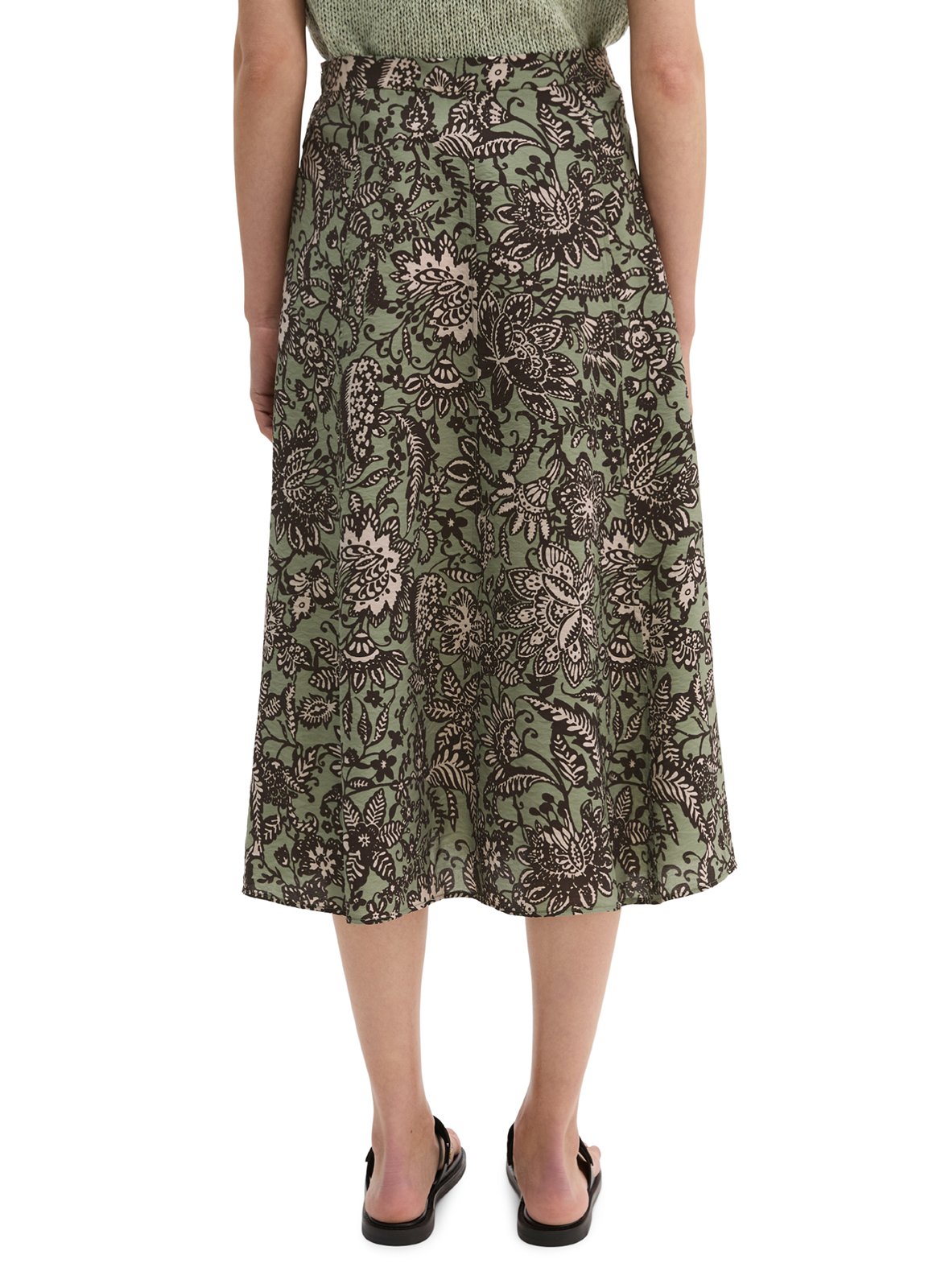 Halflange, gerende rok met motiefje MARC O'POLO Veelkleurig