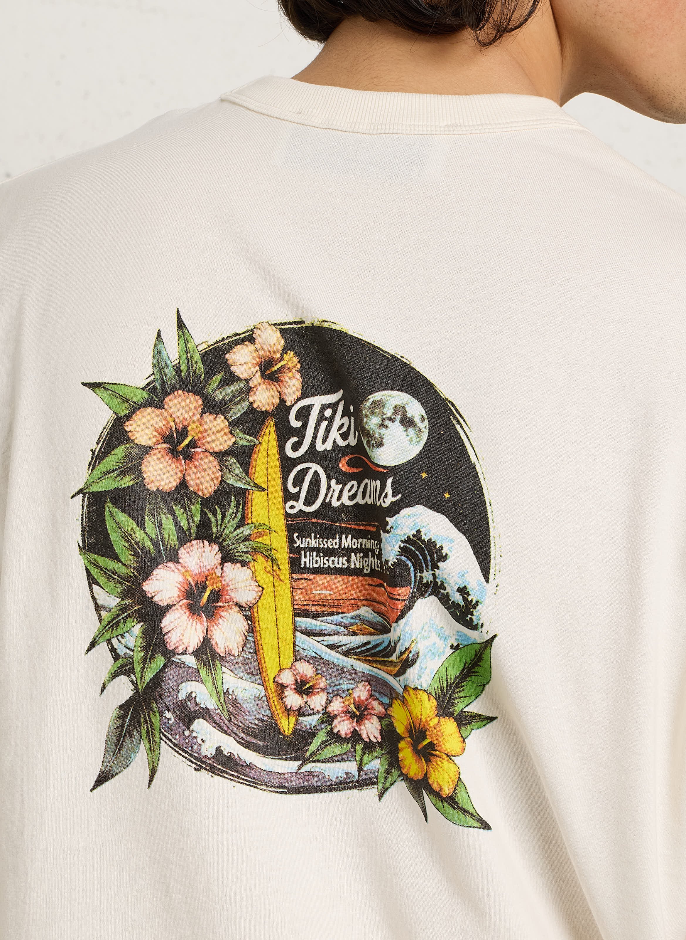 T-Shirt mit geradem Schnitt und Bio-Baumwolle bedruckt CHEVIGNON Weiss