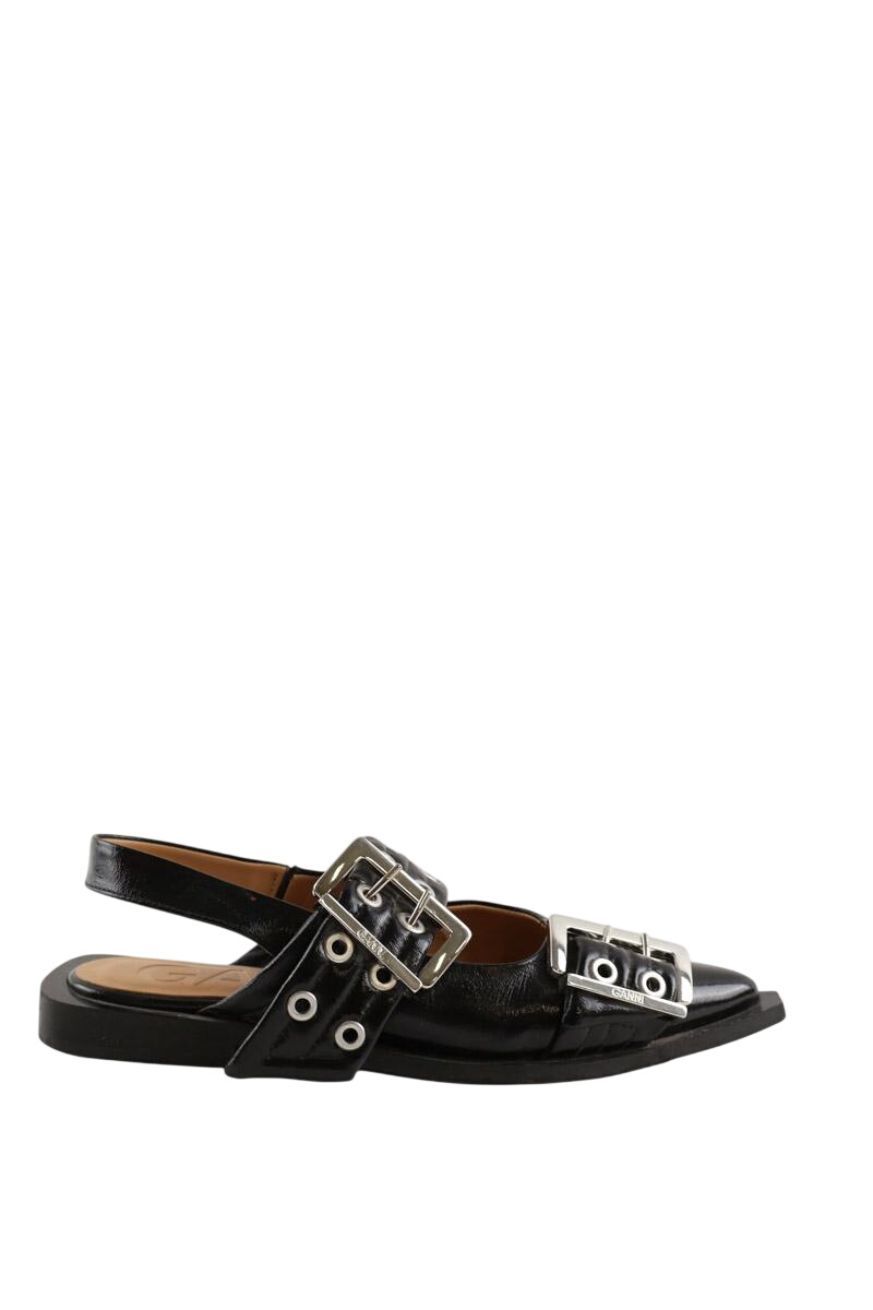 Ballet pumps GANNI - Seconde Main Black
