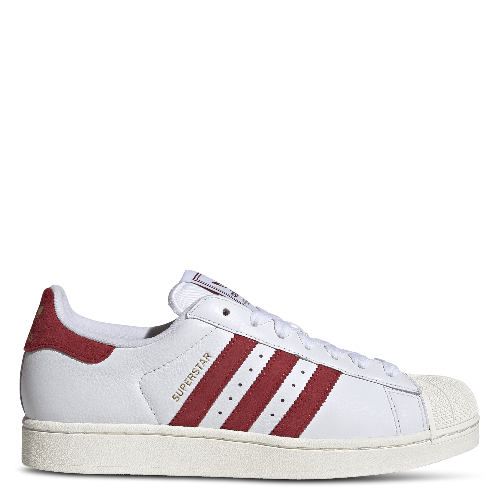Baskets basses en cuir ADIDAS Blanc