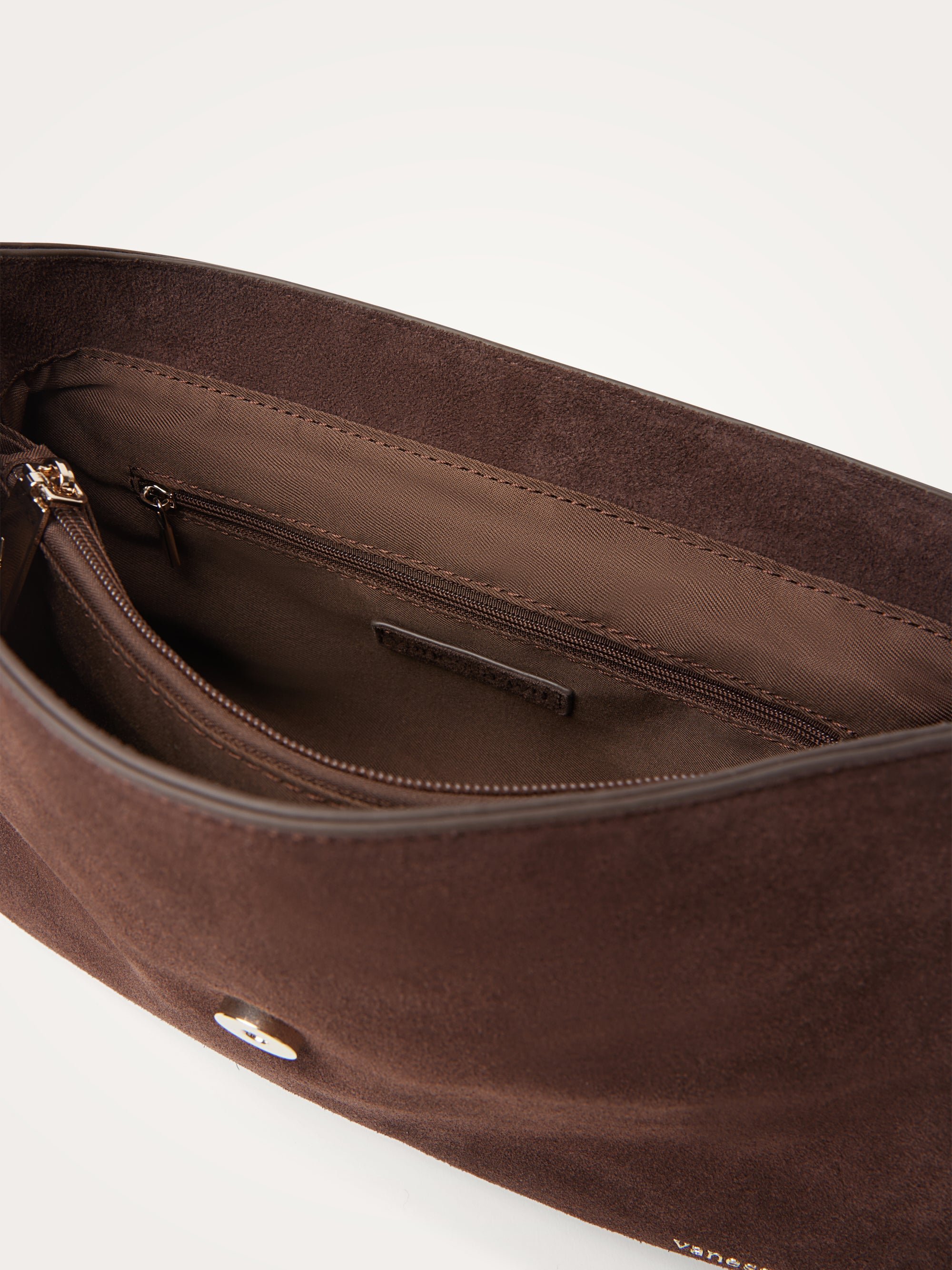 Crossbody bag with flap | Brown VANESSA WU Women