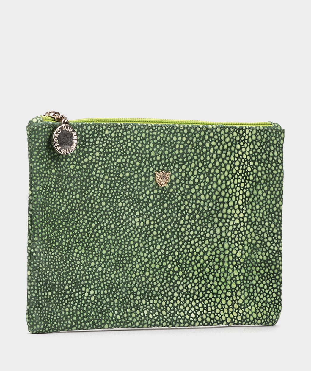 Small leather handbag PEDRO MIRALLES Green