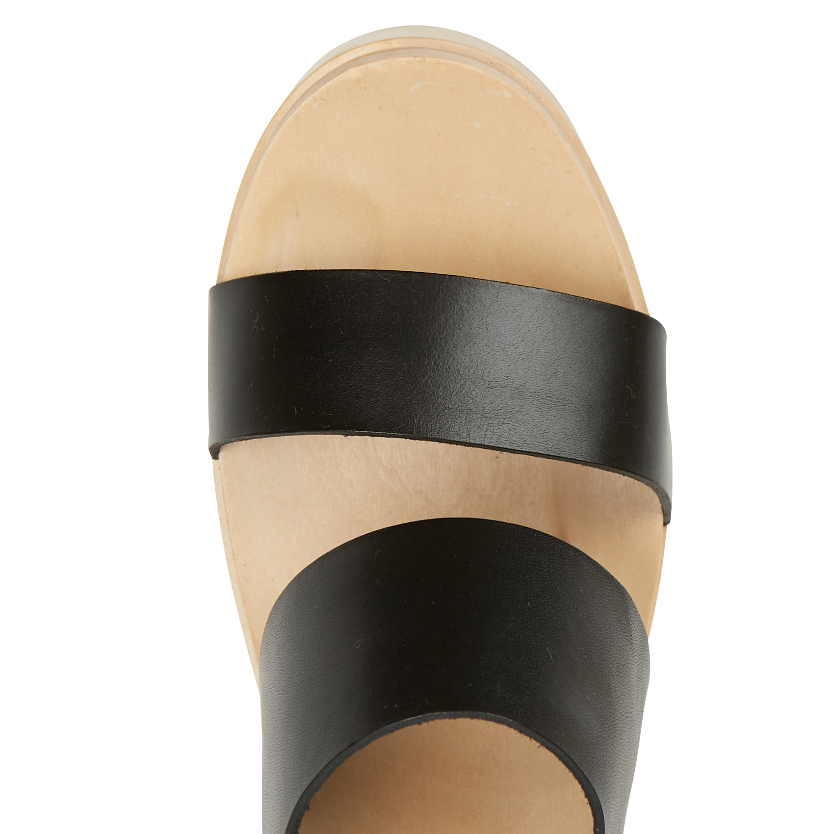 Sabots à talon en cuir de vachette SABOTS YOUYOU Noir