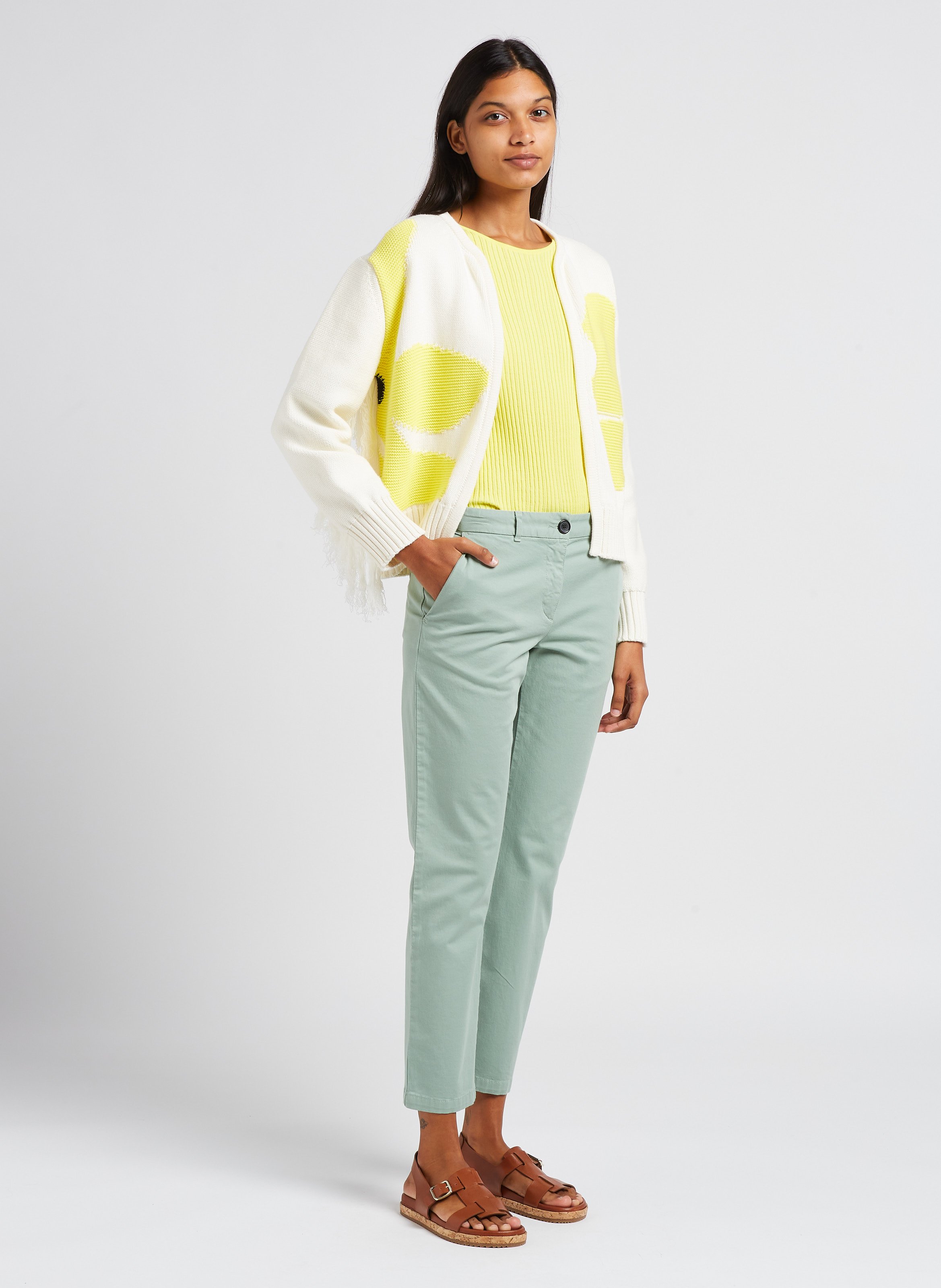 Pull col rond moulant PAUL SMITH Vert