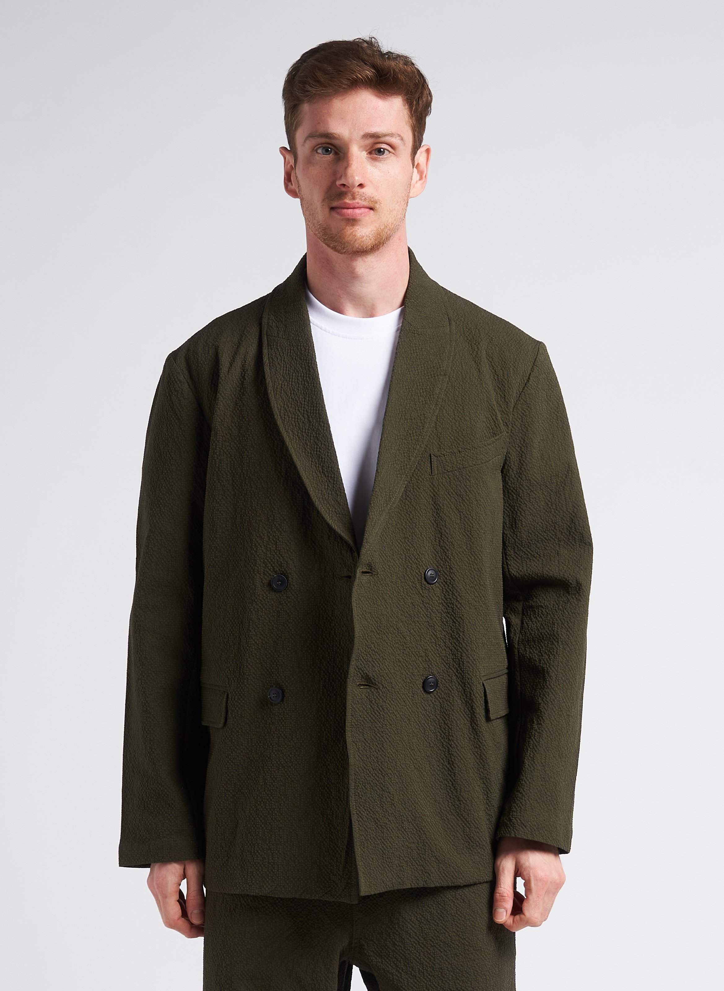 Veste de costume en coton mélangé HOMECORE Vert