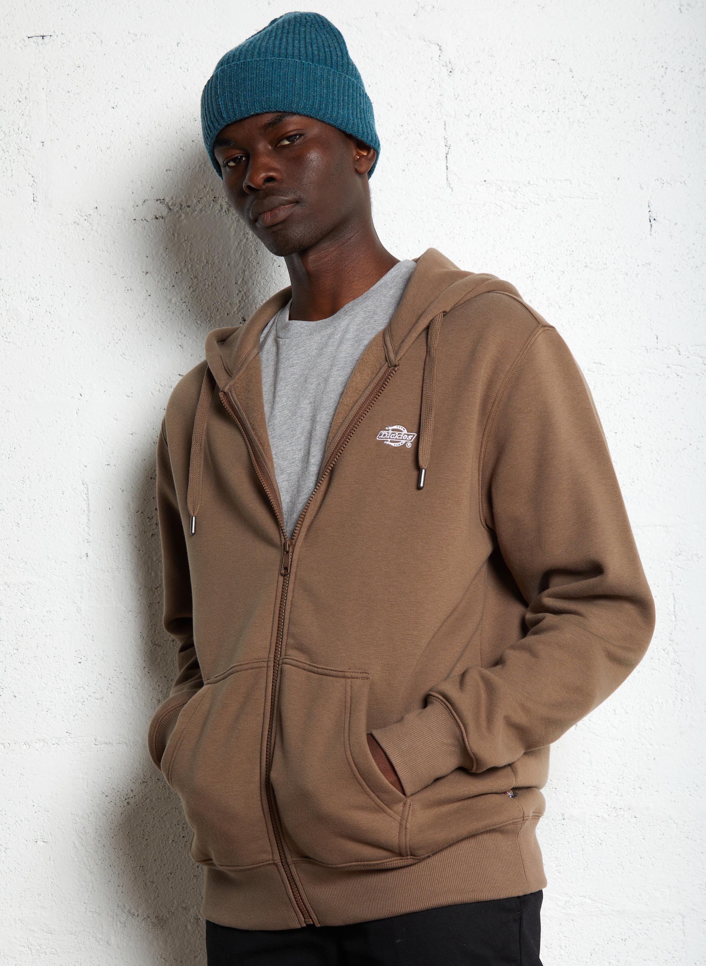 Dickies hoodie beige sale