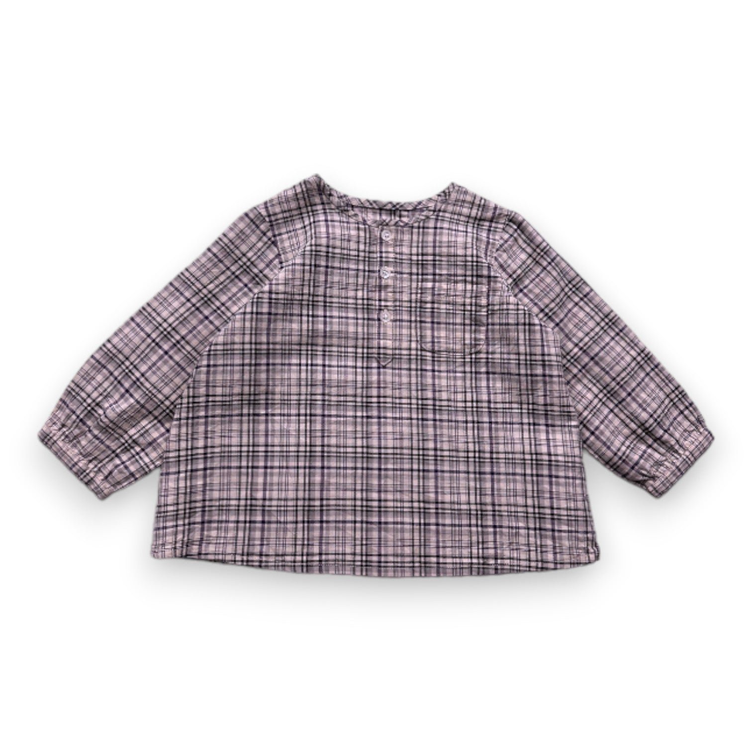 Beige Baby Shirt - 12 months BONPOINT - Seconde Main Beige