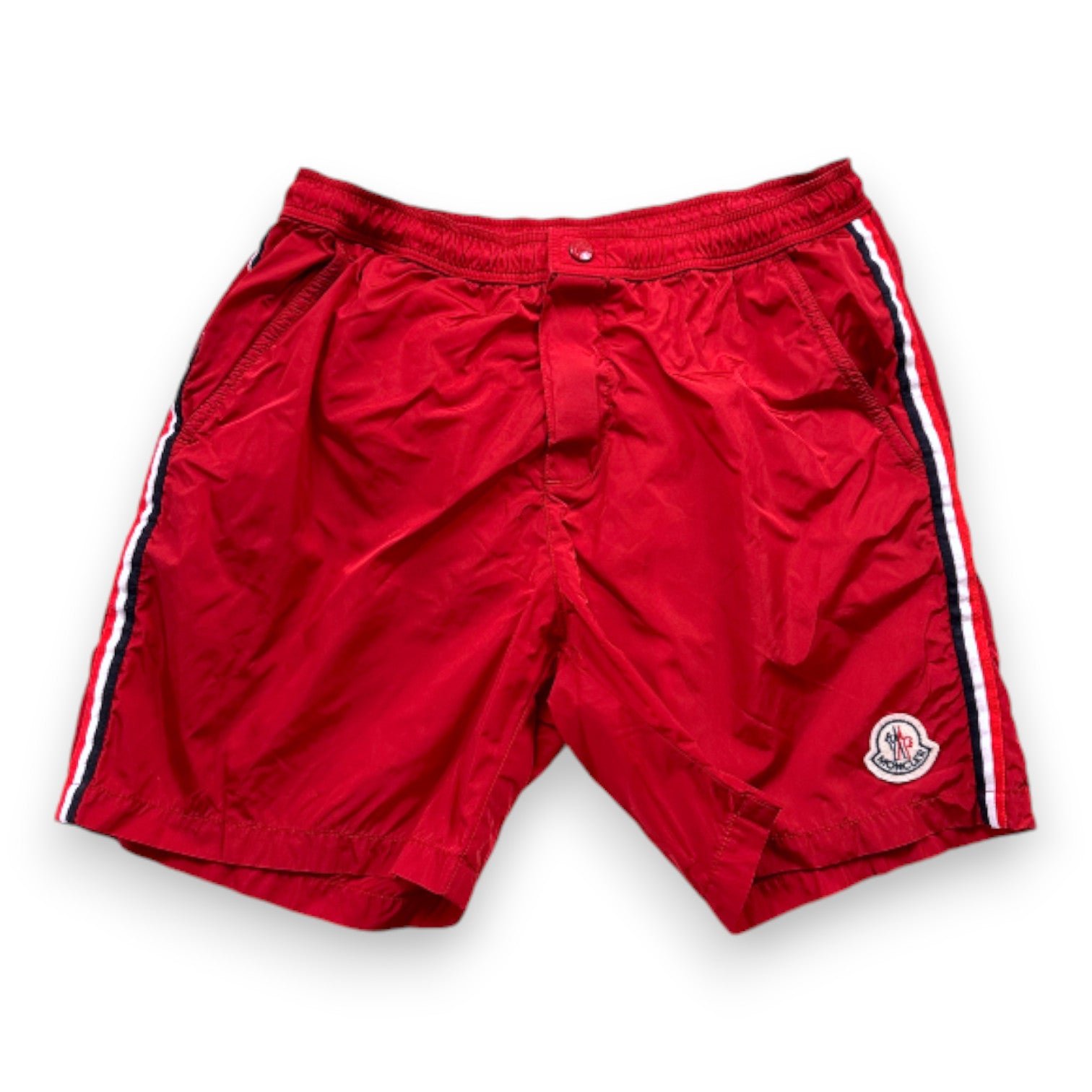Red children's swim shorts - 10 years MONCLER - Seconde Main Red