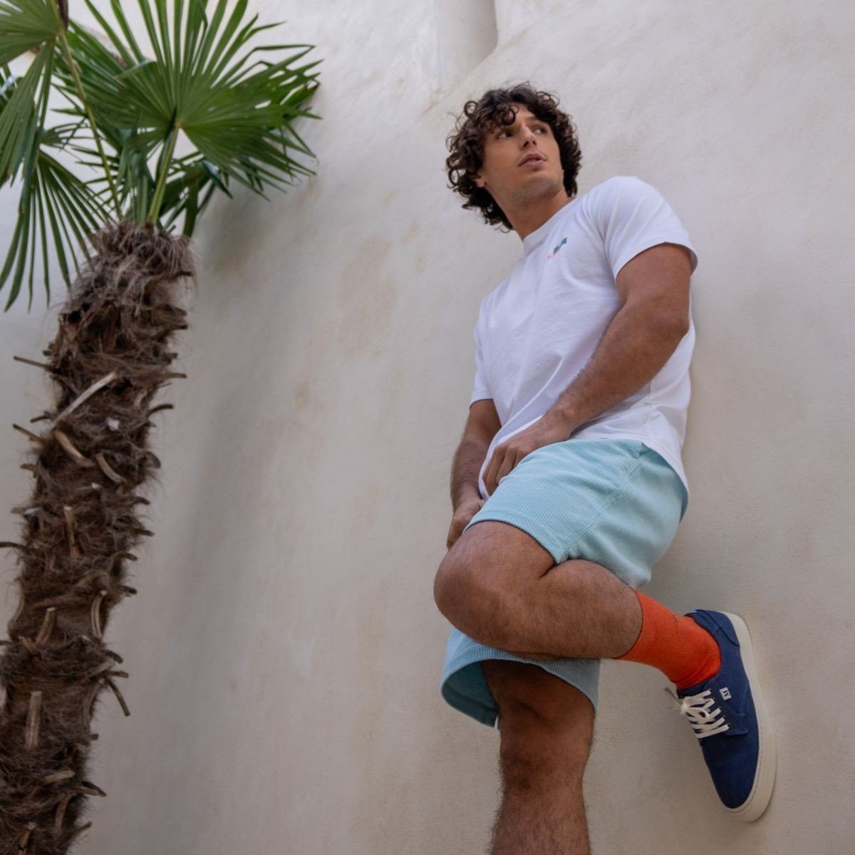 Ridge velvet shorts BILLYBELT Blue