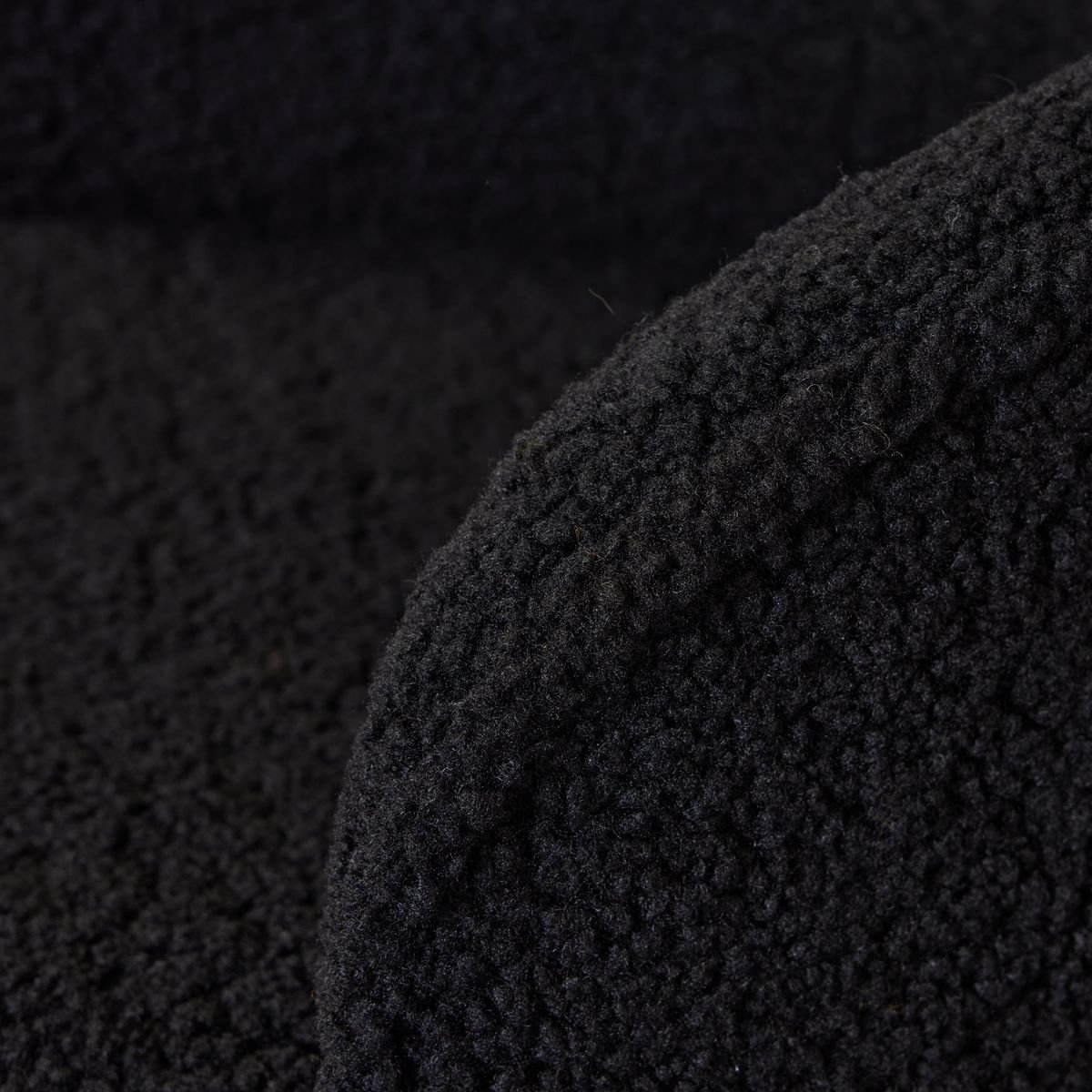 Fauteuil en bouclette FACTORY Noir