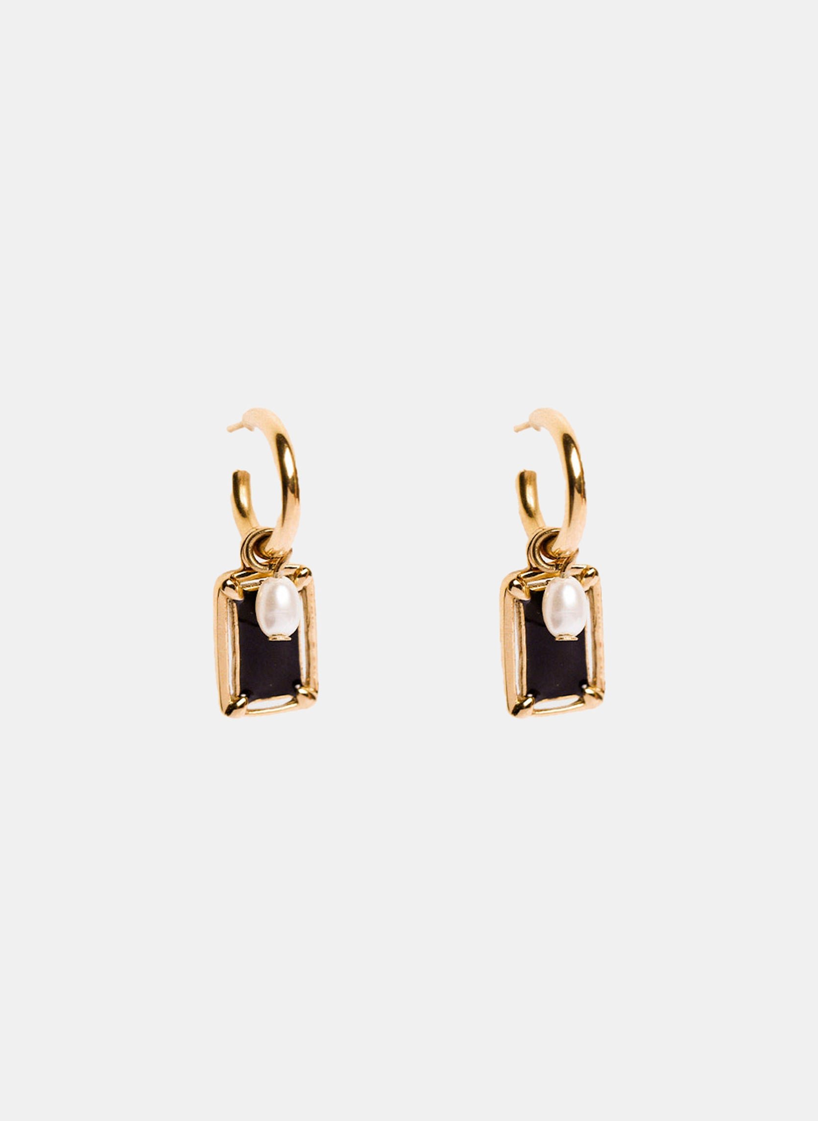 Dangling earrings Aries AEC Paris Golden