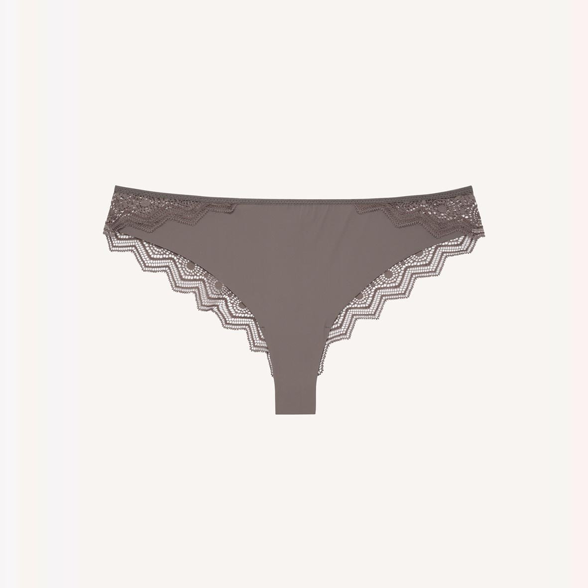 Cotton tanga PASSIONATA Grey