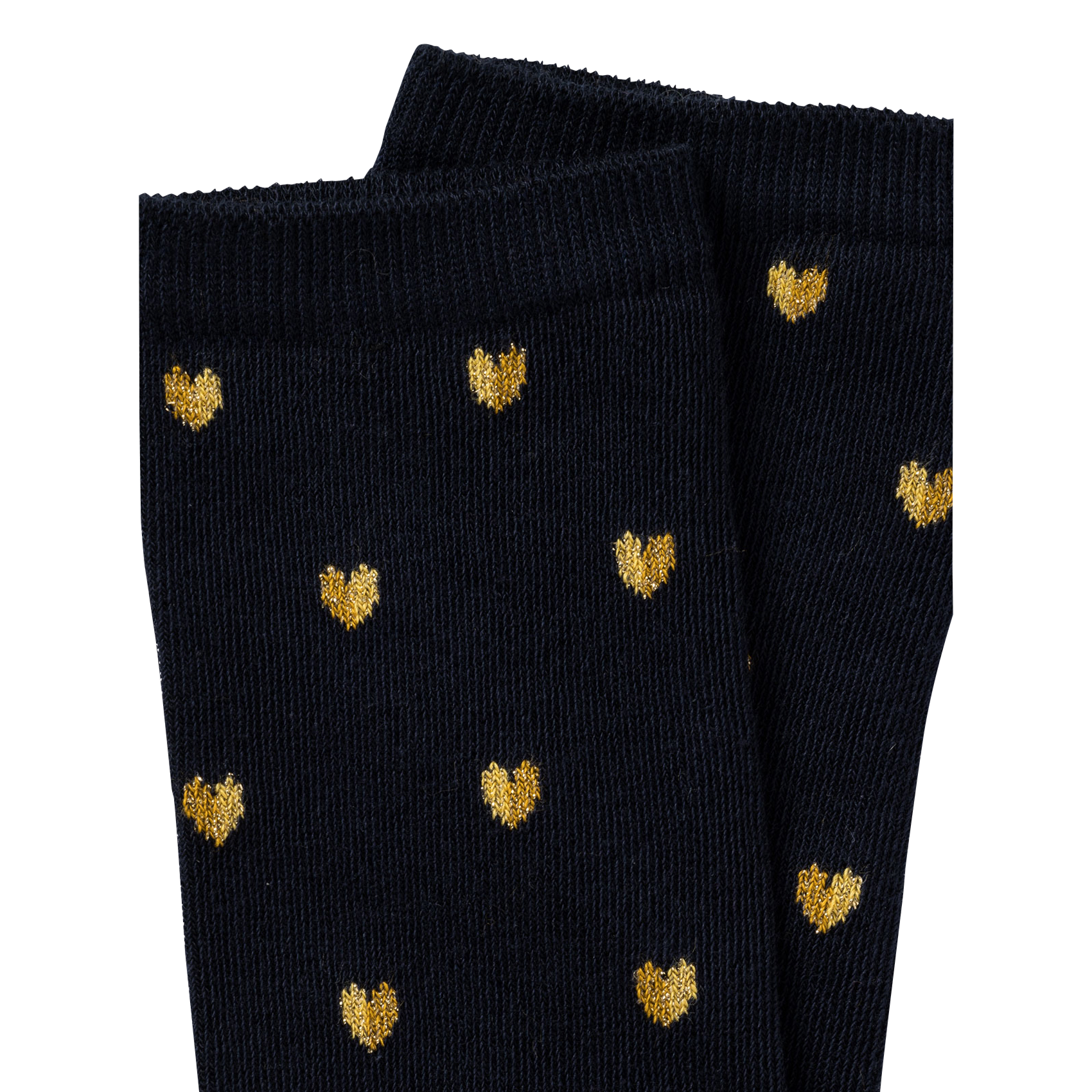 Chaussettes à motifs coeurs en coton mélangé ROYALTIES Bleu