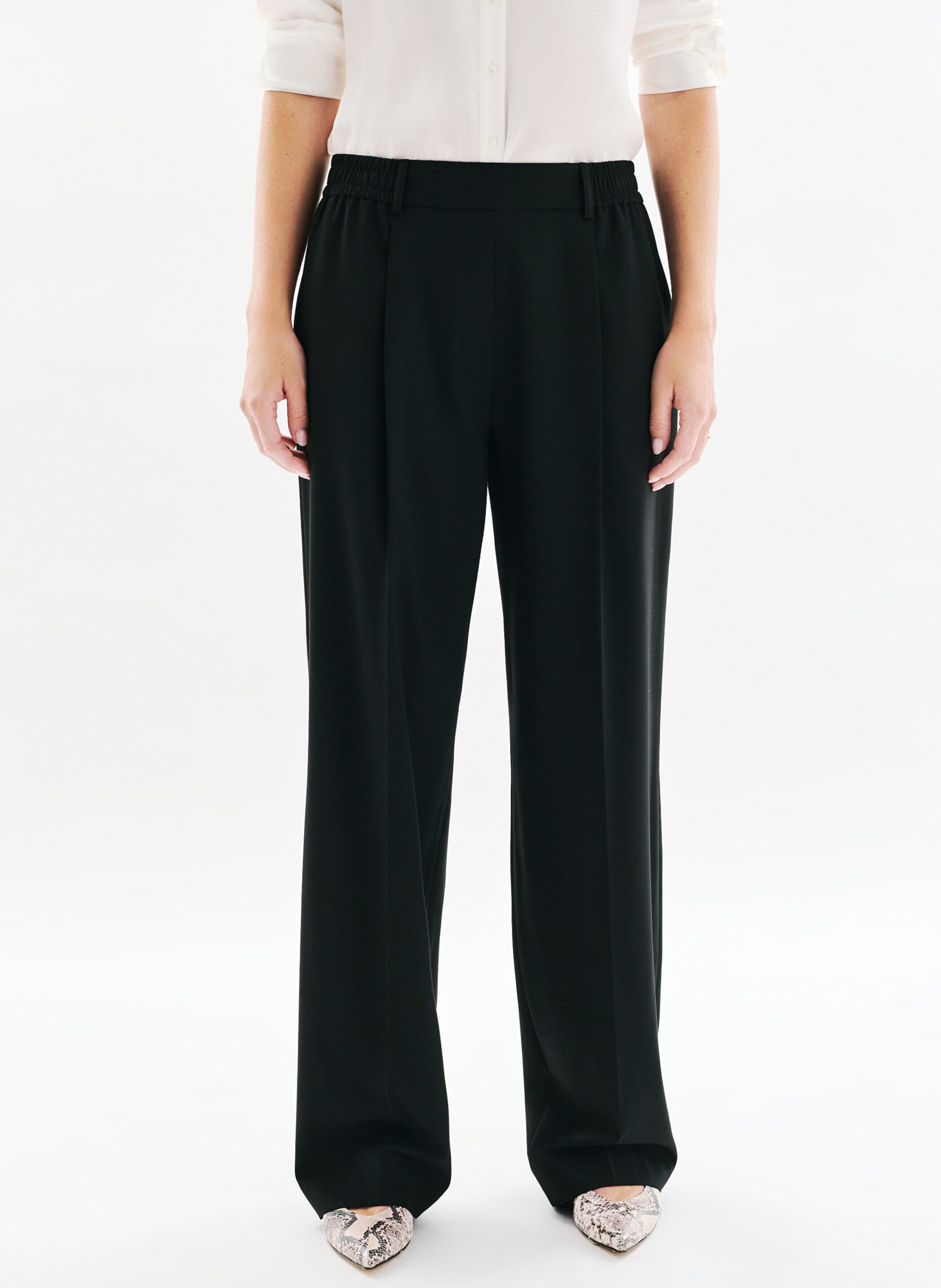 Carrot trousers CAROLL Black