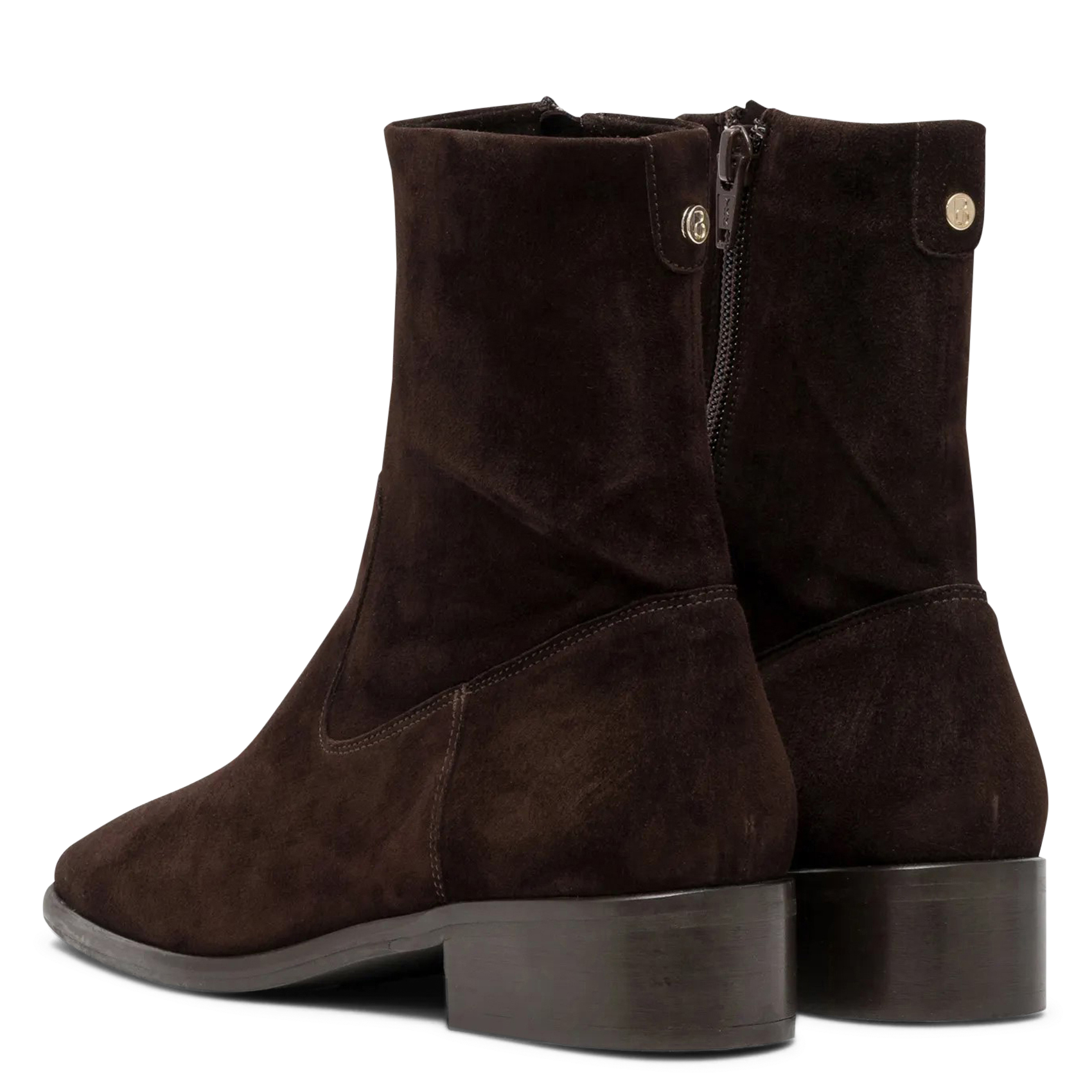 Suède enkellaarzen BOCAGE Brown