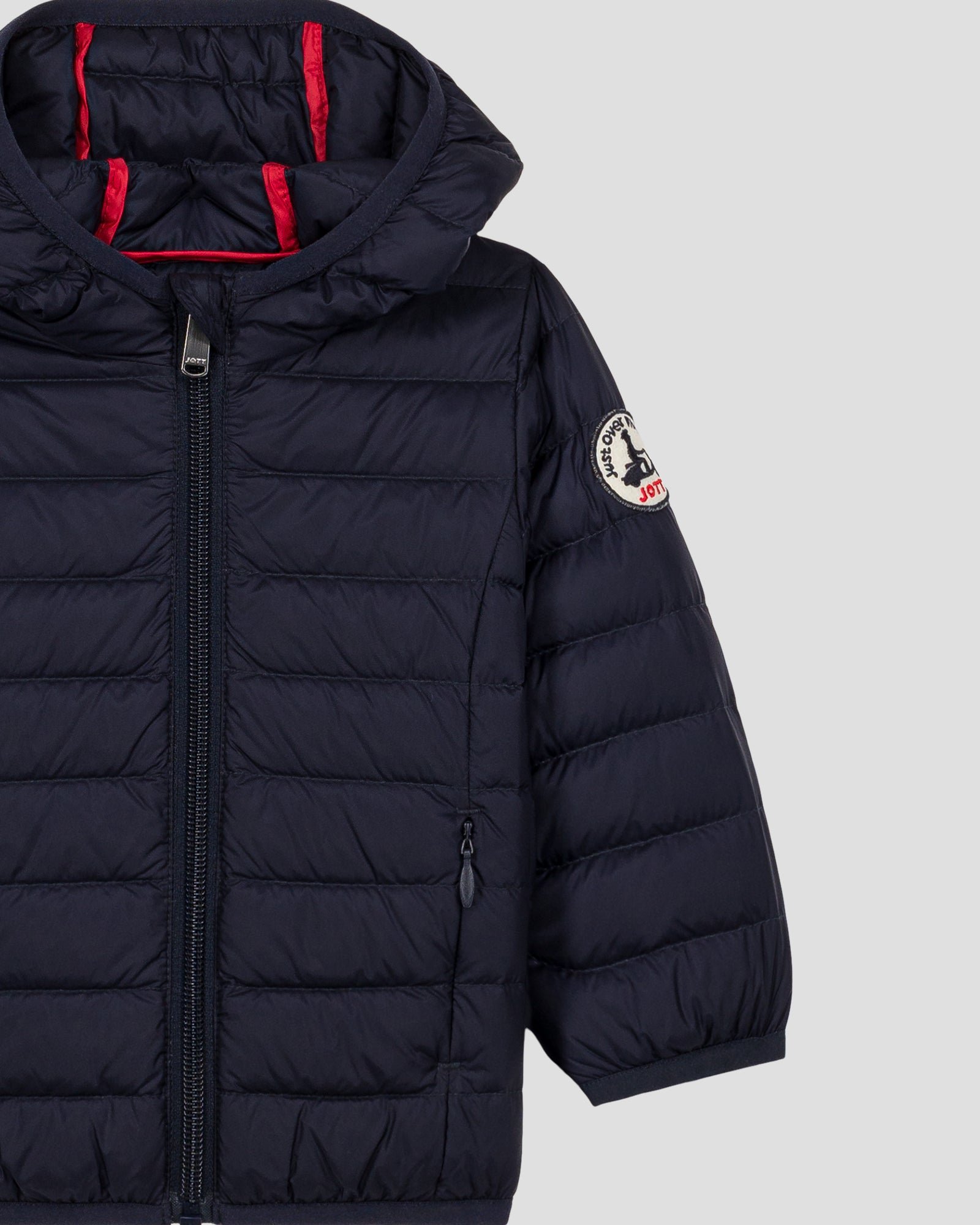 Sherpa Baby Puffer Jacket with Ears Mael JOTT Blue