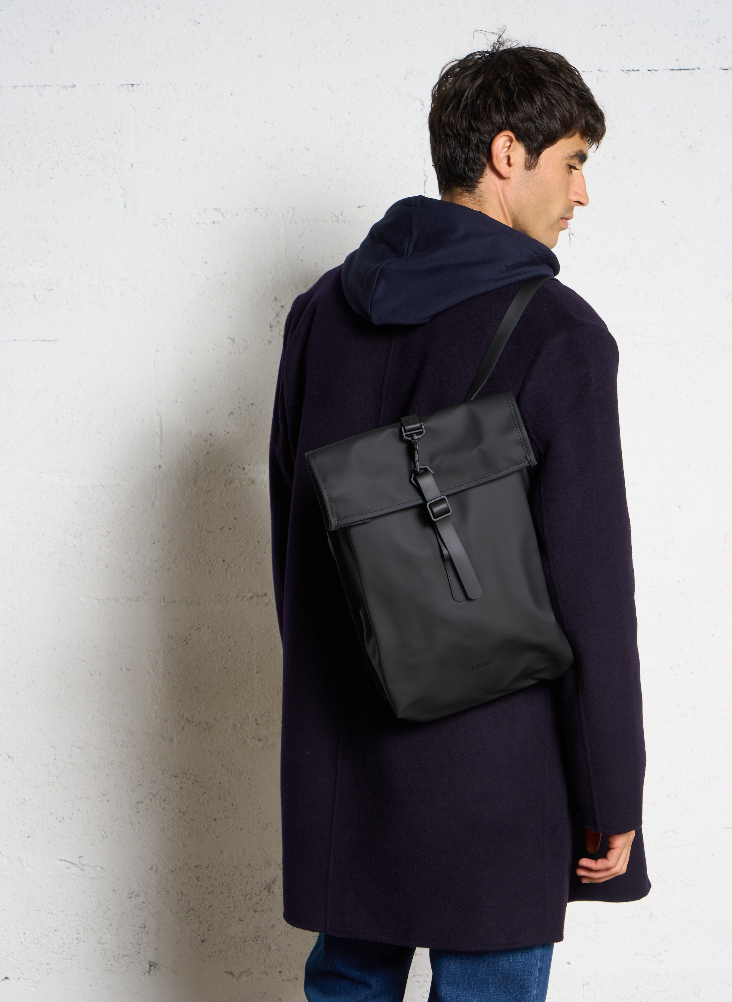 Waterproof backpack RAINS Black