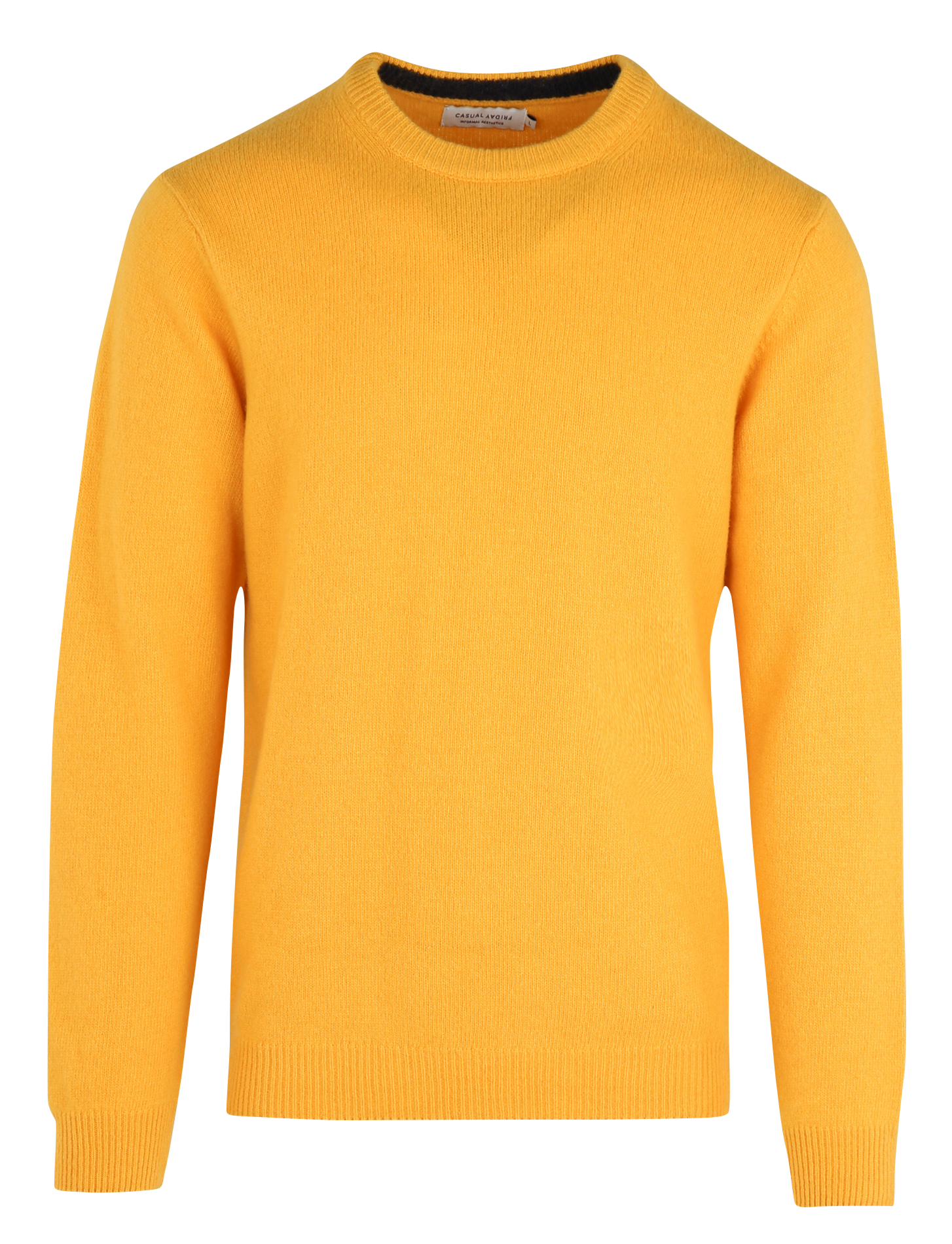 Alpaca wool sweater CASUAL FRIDAY Yellow