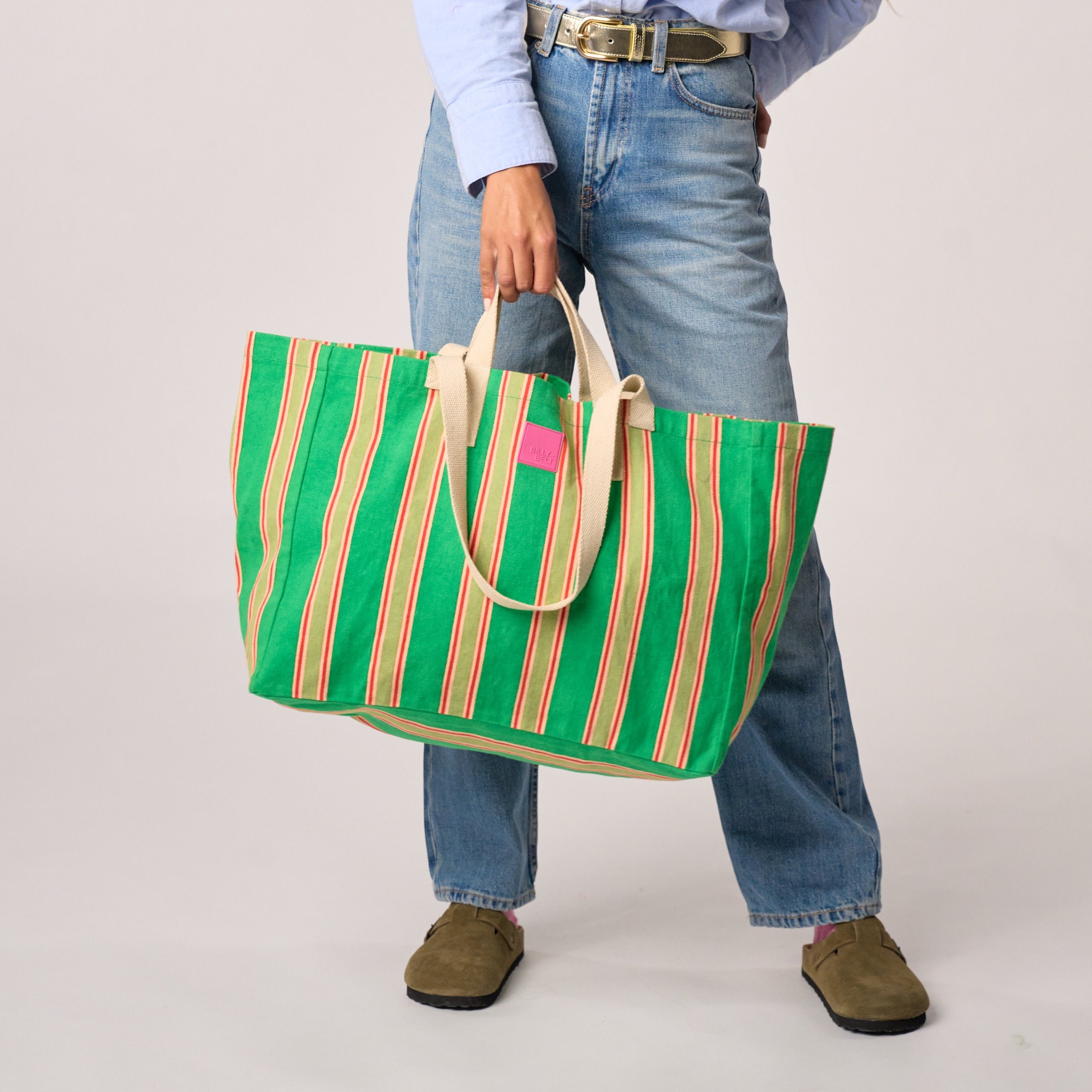 Organic cotton tote bag BILLYBELT Green