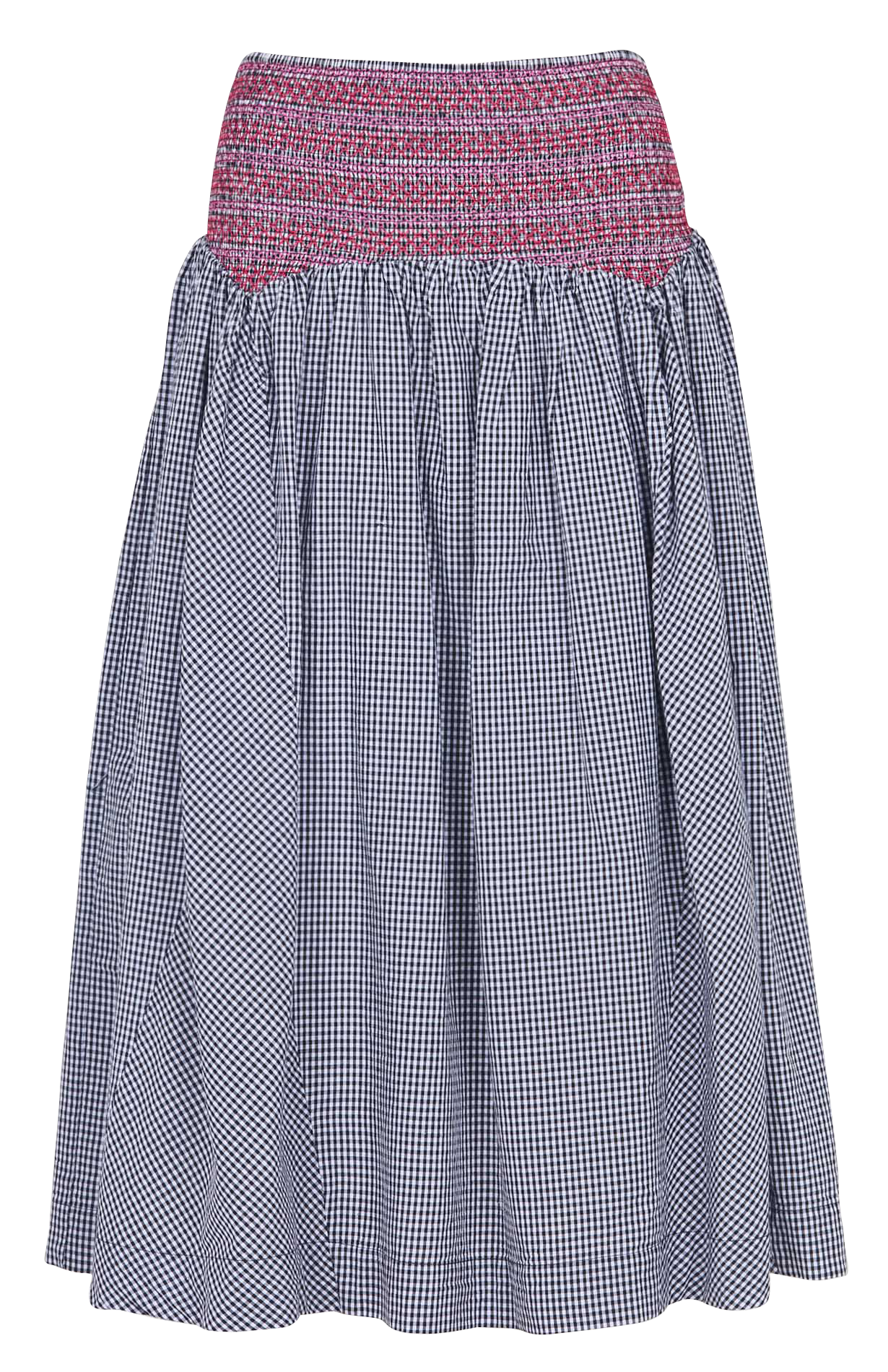 Langer Rock aus Bio-Baumwolle DAMSON MADDER Schwarz