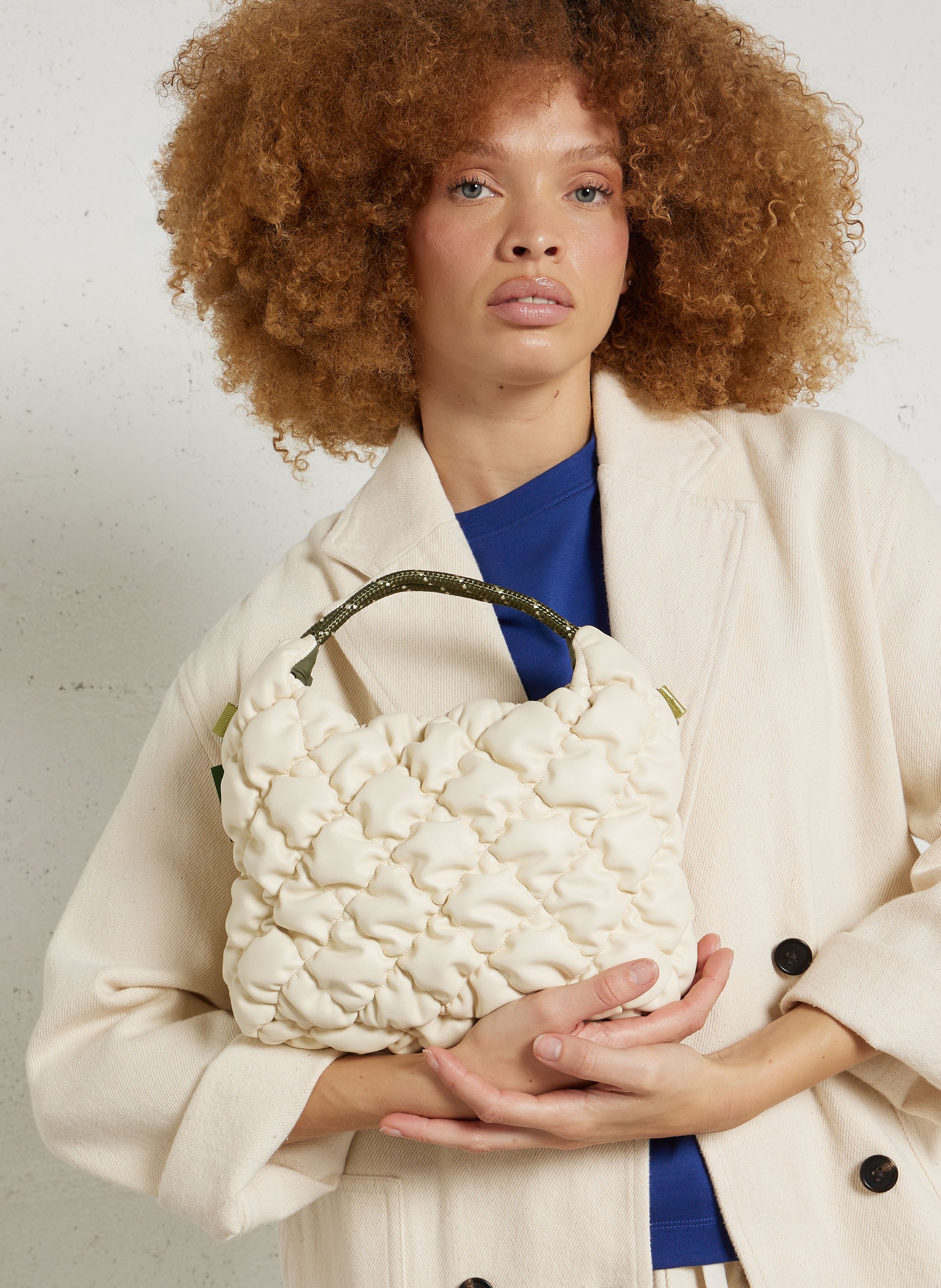 Gewatteerde handtas BELLEROSE Beige